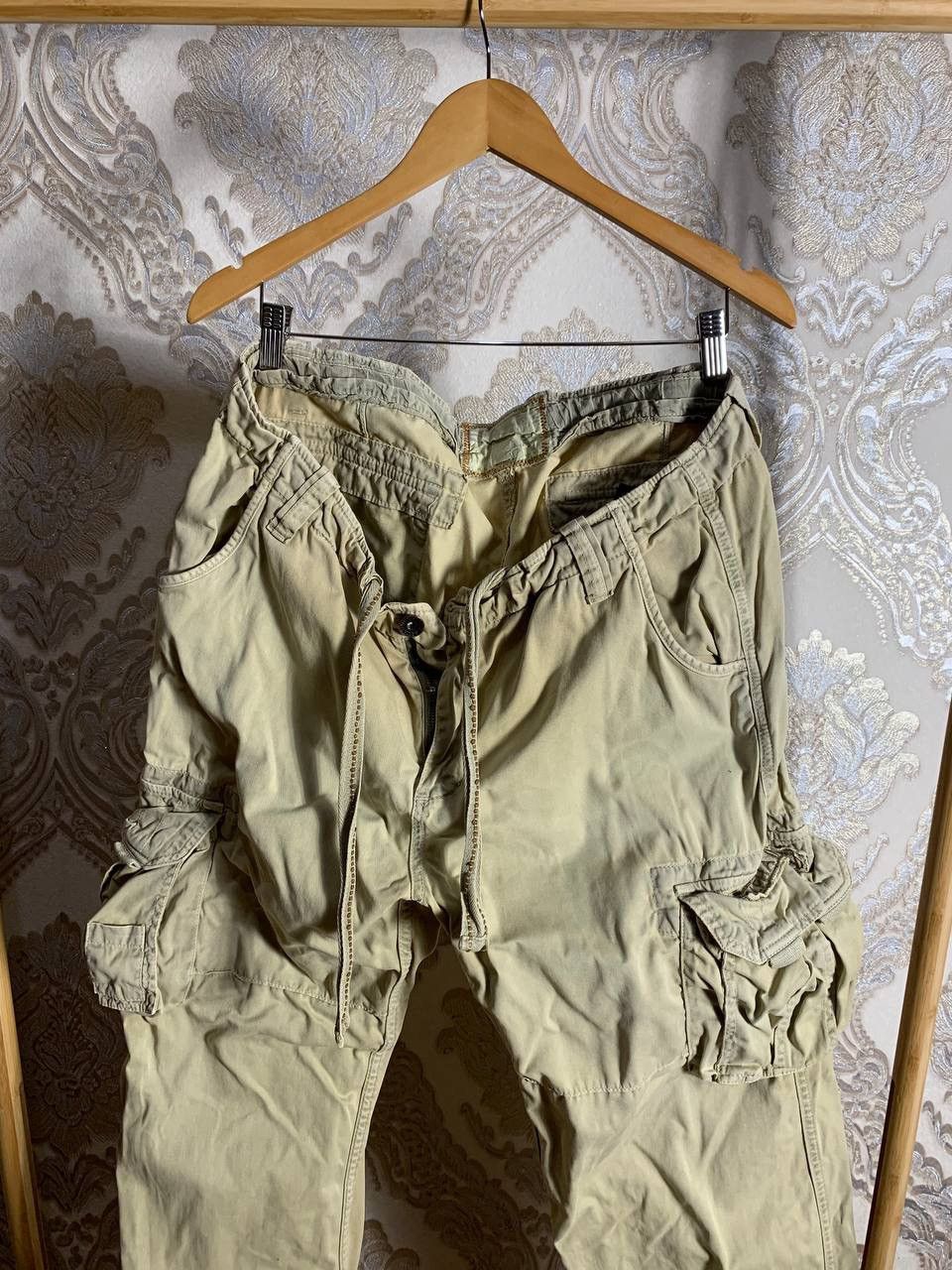 Alpha Industries × Vintage VERY RARE ALPHA INDUSTRIES CARGO PANTA GORPCORE Y2K USA 90s Size US 38 / EU 54 - 2 Thumbnail