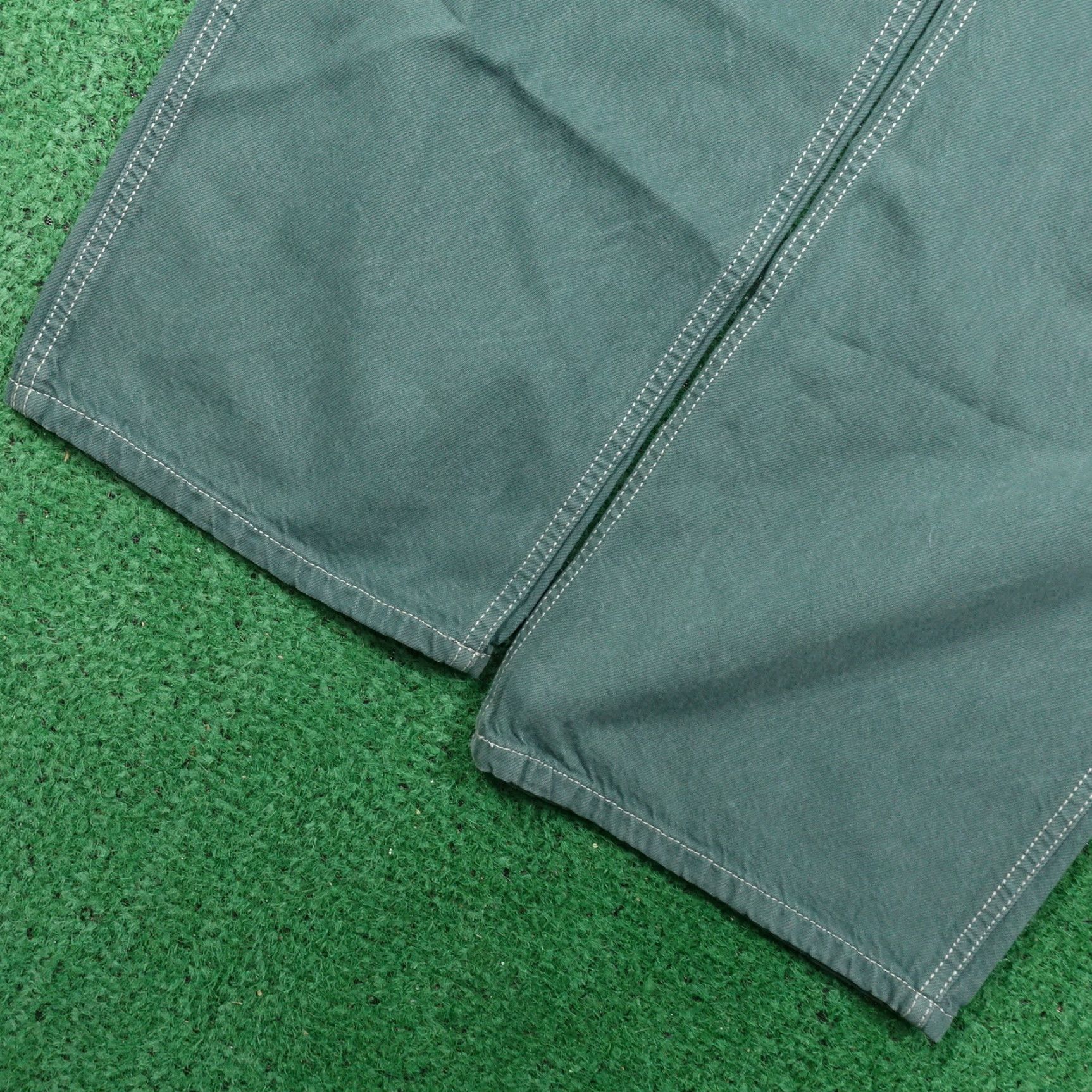 Aeropostale Vintage AeroPostale Green Denim Jeans Women's Size 18 Regular Fit Non-Stretch 90s Inspired Size 40" / US 18 - 5 Thumbnail