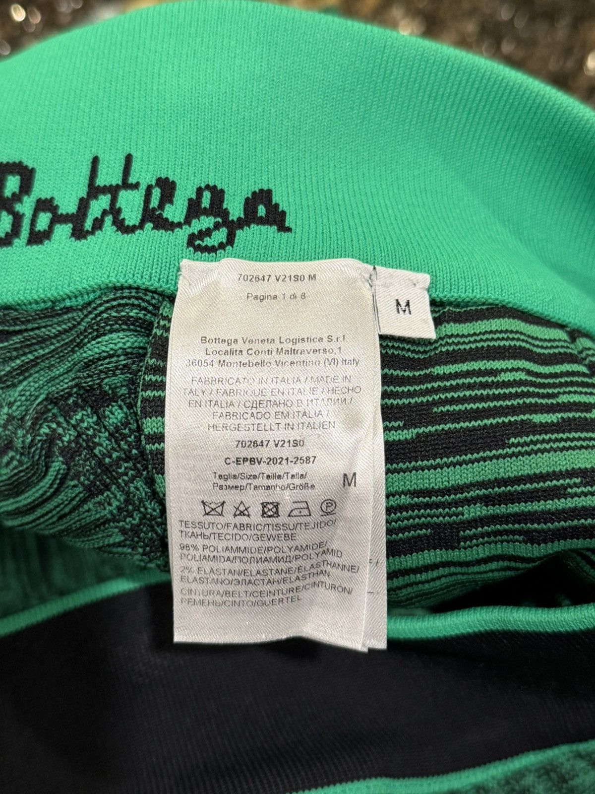 Bottega Veneta Bottega Veneta Intreciatto Mouline Weave Knit Track Pants Size US 32 / EU 48 - 8 Thumbnail