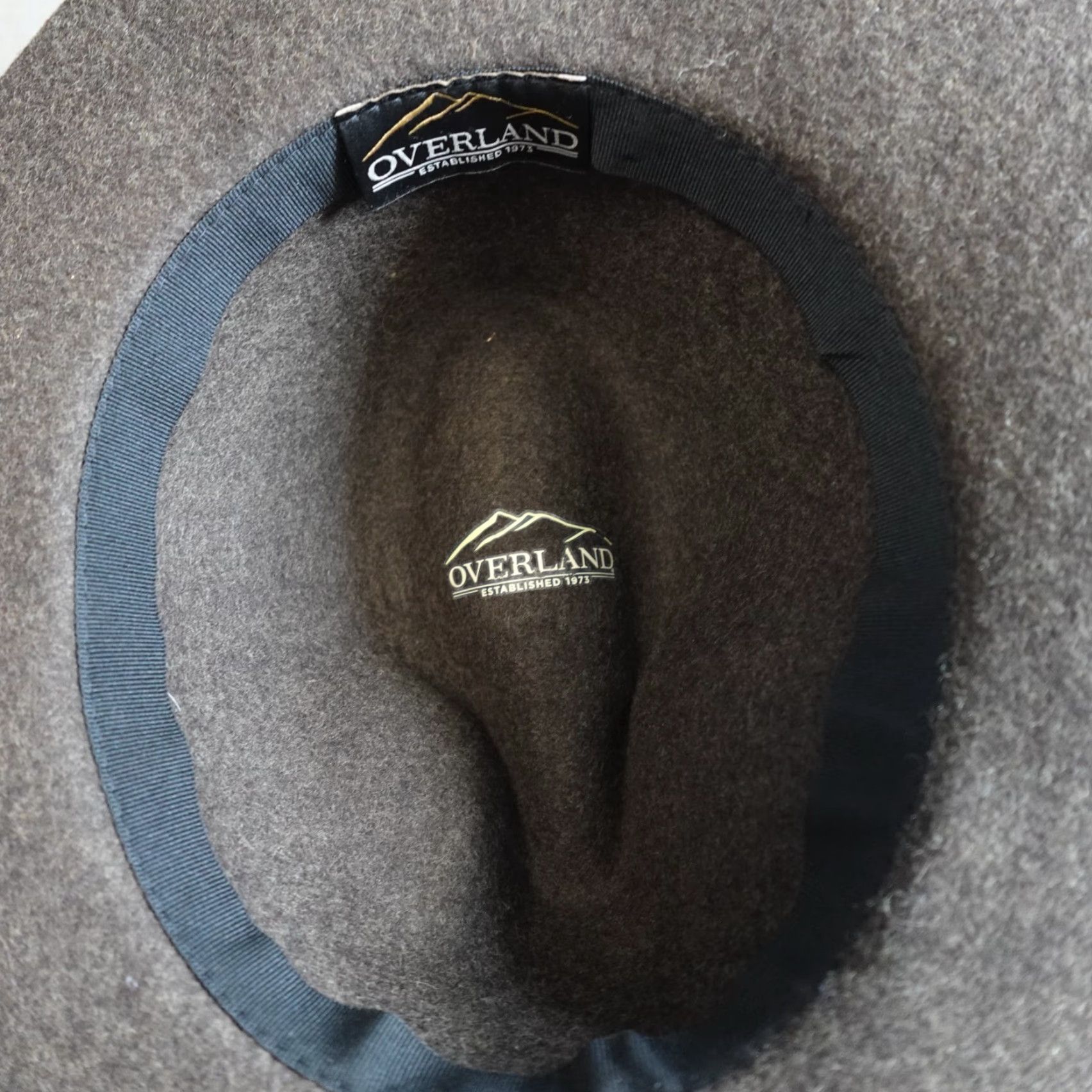 Vintage VINTAGE Overland Fedora Hat L Brown Wool Felt Mens Size ONE SIZE - 5 Thumbnail