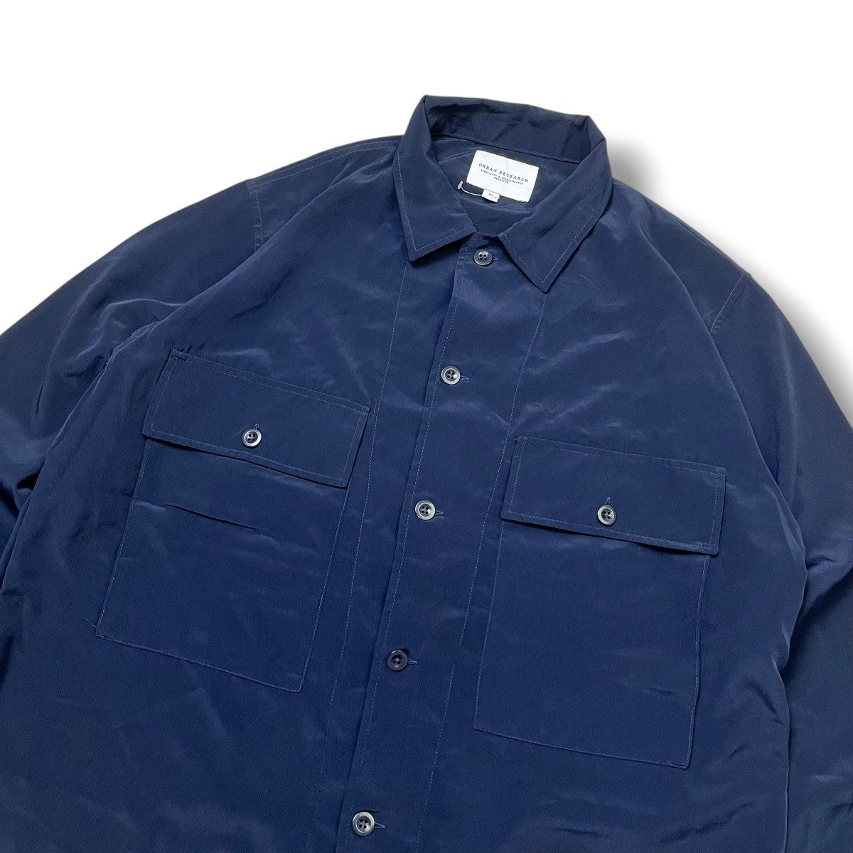 Issey Miyake Urban Research Double Big Pocket Long Slevee Button shirt Size US M / EU 48-50 / 2 - 2 Thumbnail