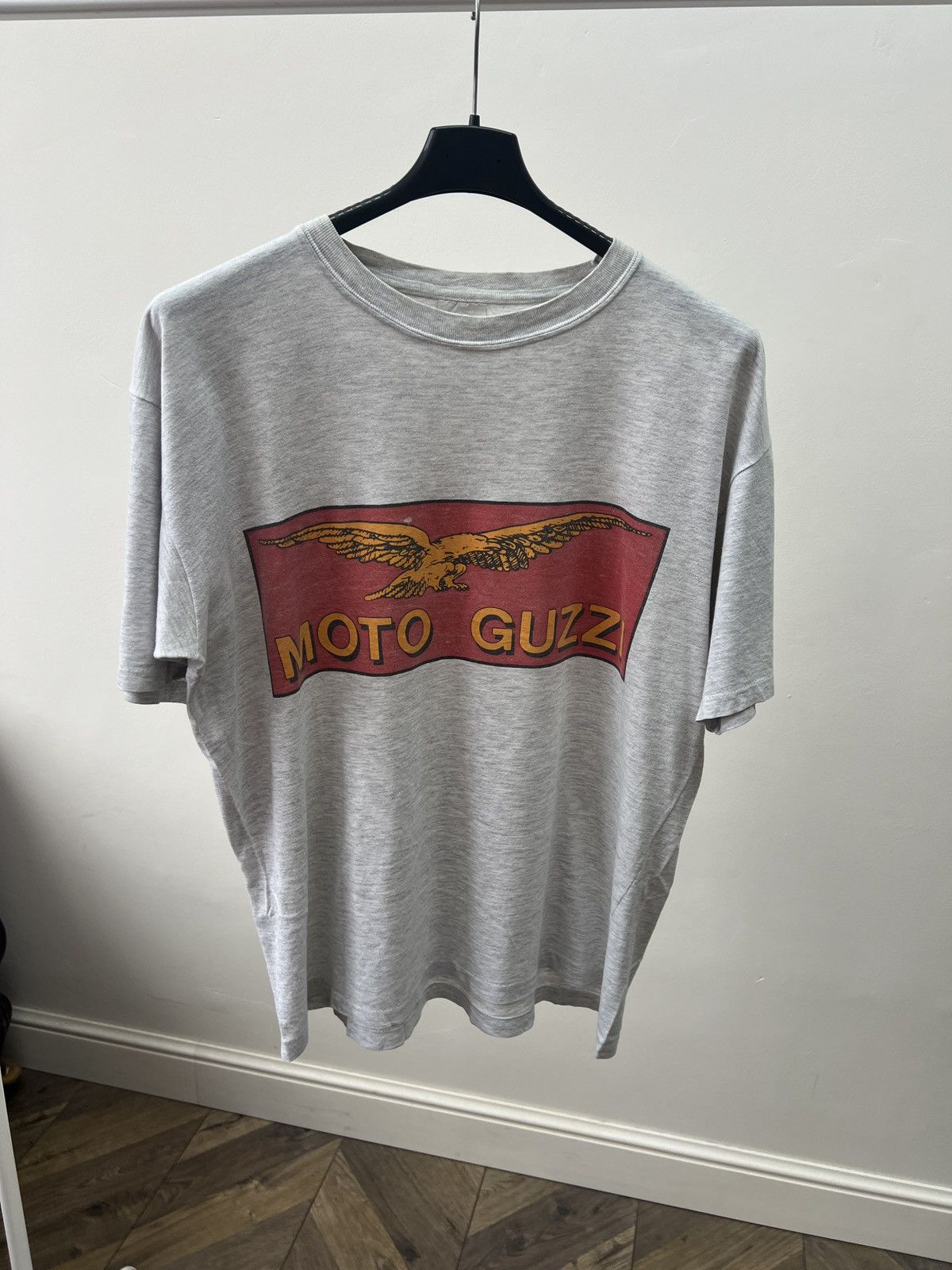 Other Vintage 90s MOTO GUZZI logo tee Size US XL / EU 56 / 4 - 1 Thumbnail