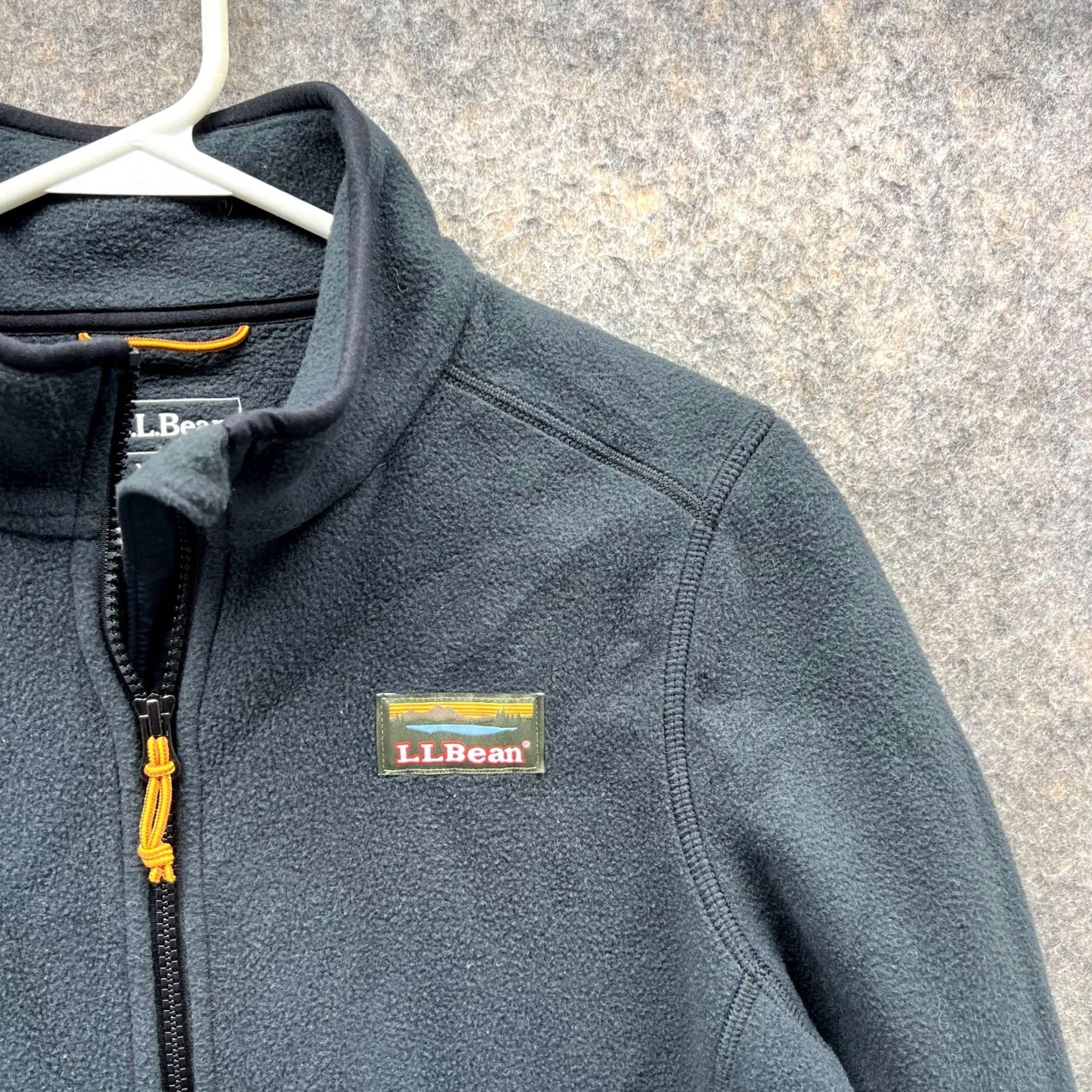 Vintage VINTAGE L.L. Bean Sweater Women XS Black Full Zip Jacket Fleece Mountain Autumn Winter 90s Mens Womens Size XS / US 0-2 / IT 36-38 - 5 Thumbnail