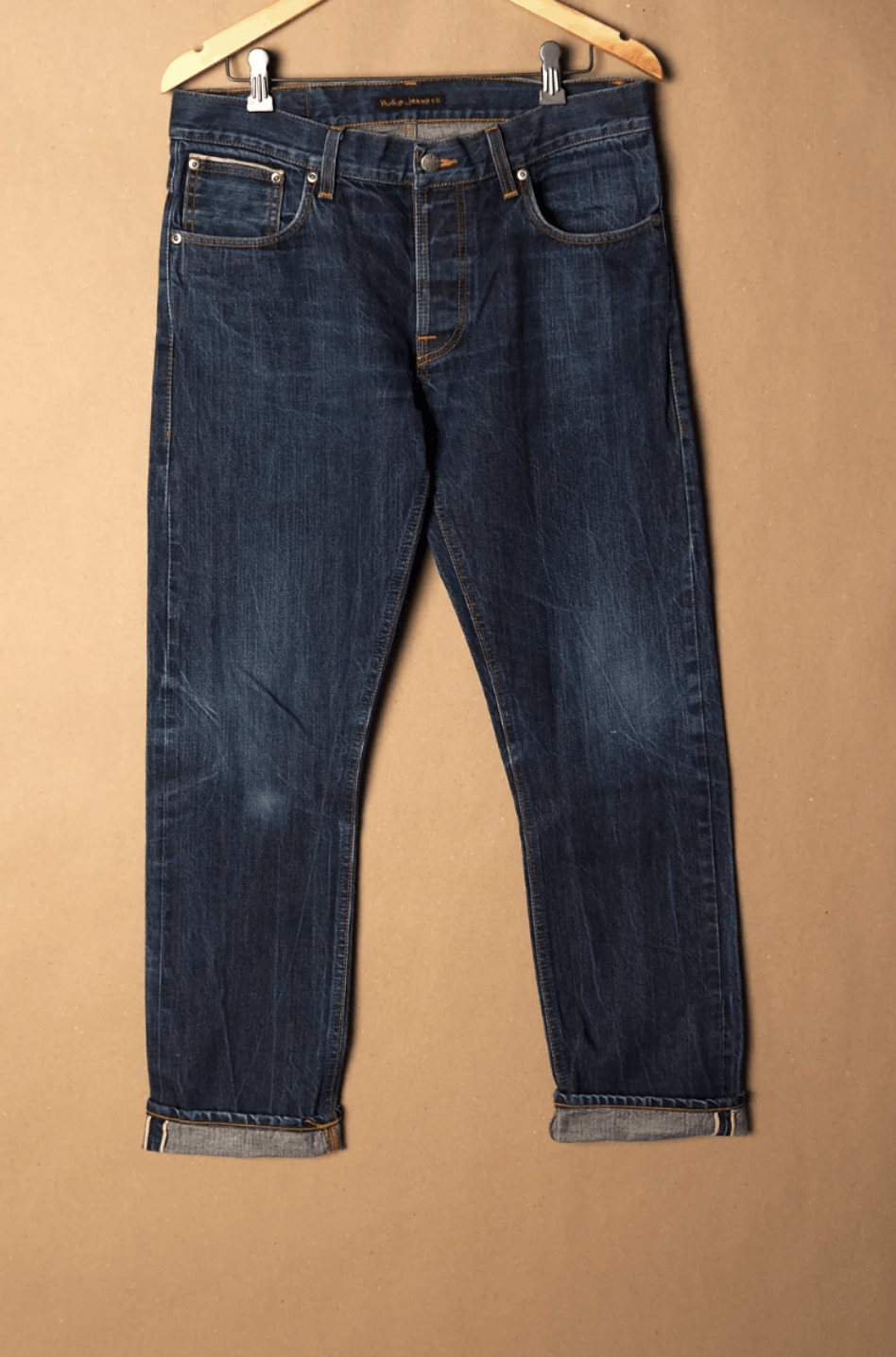 Nudie Jeans Nudie Jeans Grim Tim – Dry Selvedge (Re-Use) Size US 34 / EU 50 - 2 Thumbnail