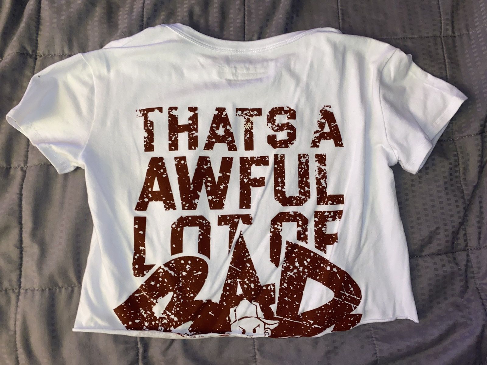 Other Awful Lot Of Cough Syrup X Can’t Stop Women’s Crop Top Size M / US 6-8 / IT 42-44 - 2 Thumbnail