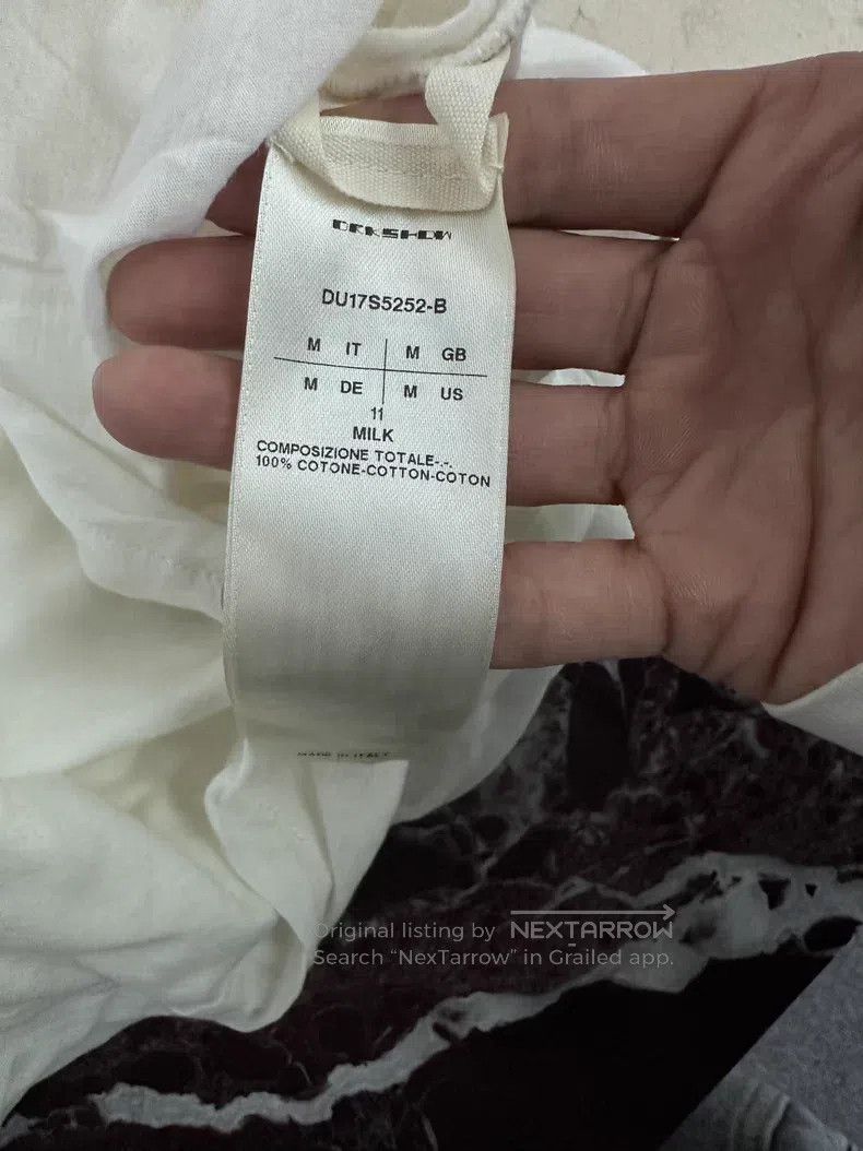 Rick Owens Rick Owens White T-Shirt Size US M / EU 48-50 / 2 - 4 Thumbnail