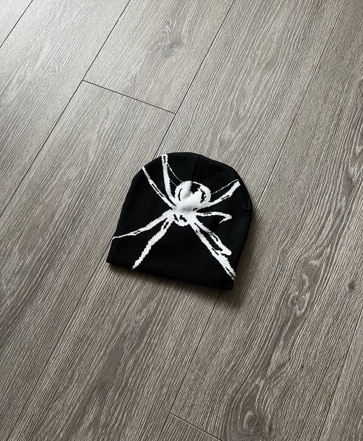 Japanese Brand × Vintage 🕷️Spider Web Beanie Hat y2k Size ONE SIZE - 7 Thumbnail