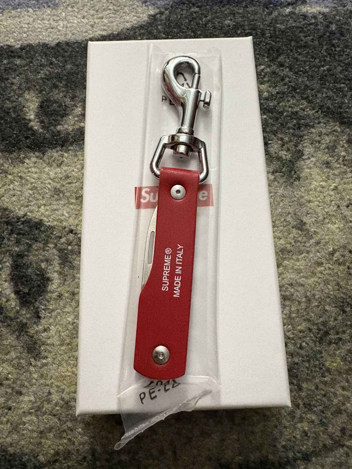 Supreme Supreme Leather Clip Knife Red | Grailed
