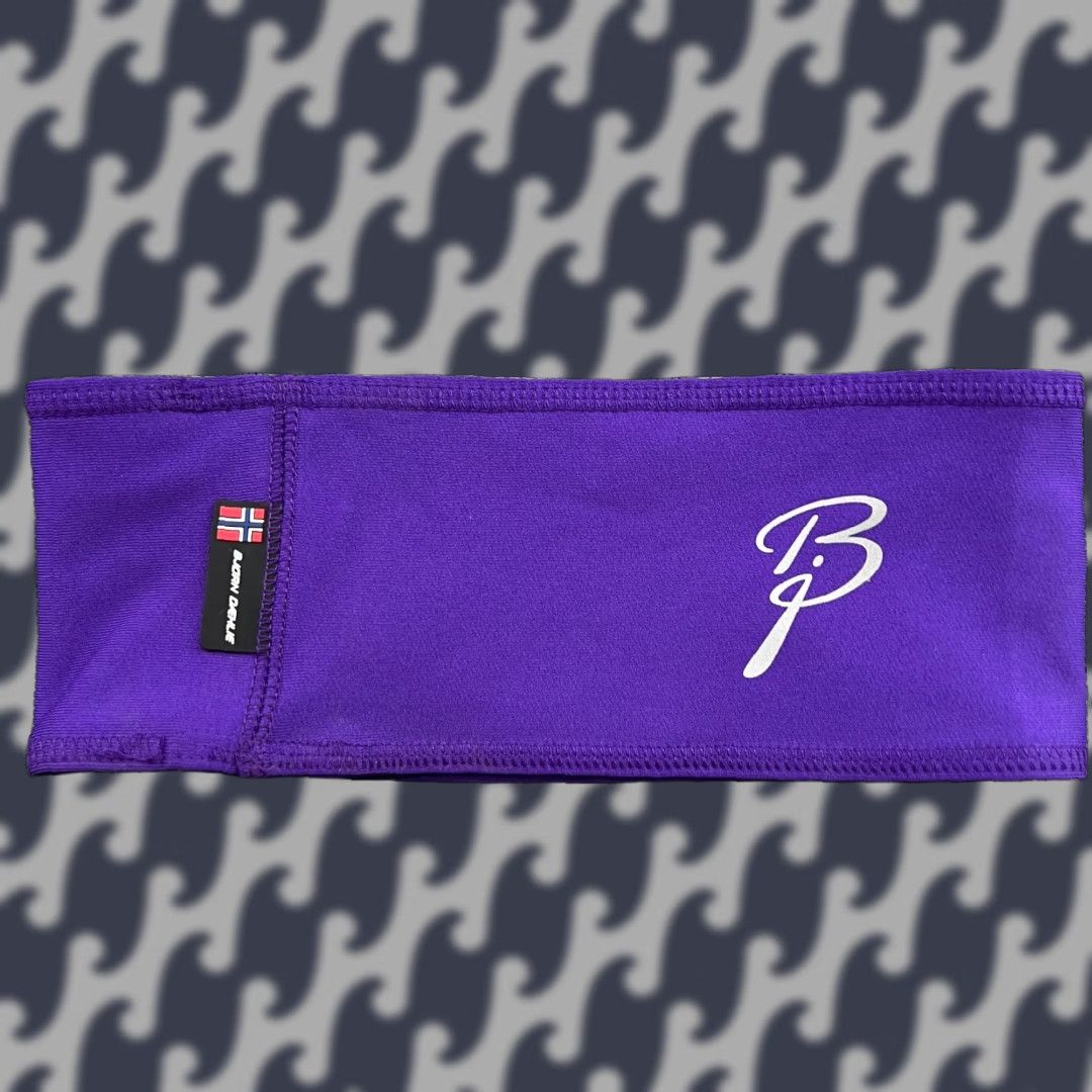 Vintage Bjorn Daehlie BDO Ski Headband One Size Biathlon Cross Country OSFA XC Mens Purple Quick Dry Stretch Polyester Microfiber Headwear Size ONE SIZE - 1 Thumbnail