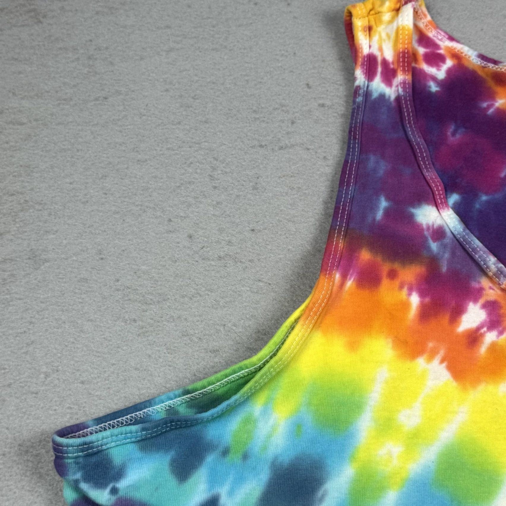 Fruit Of The Loom Fruit of the Loom Shirt Mens XL Rainbow Tie Dye Destin Florida Tank Top Beach Size US XL / EU 56 / 4 - 3 Thumbnail