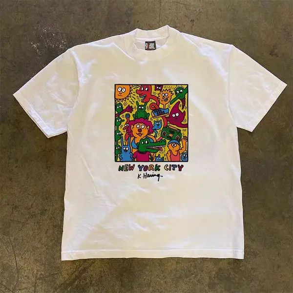 Vintage Mibuki x Kita Loose Manga Print Short Sleeve T-Shirt Size US L / EU 52-54 / 3 - 5 Thumbnail