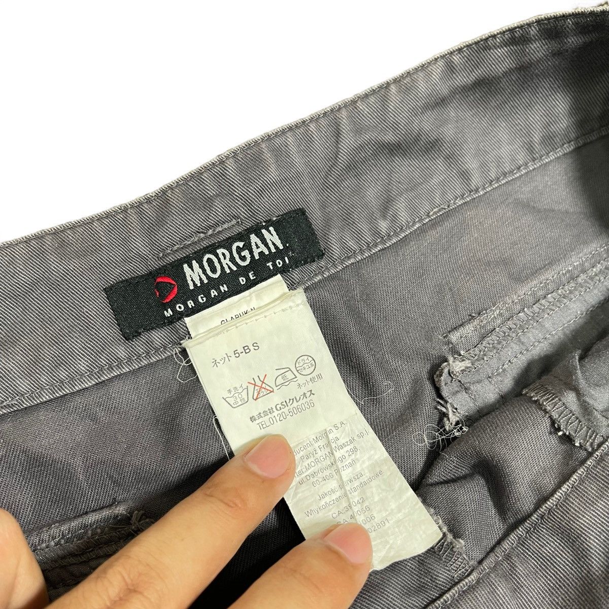 Morgan Homme Morgan Bondage Cargo Punk Pants Made In France Size US 28 / EU 44 - 6 Thumbnail