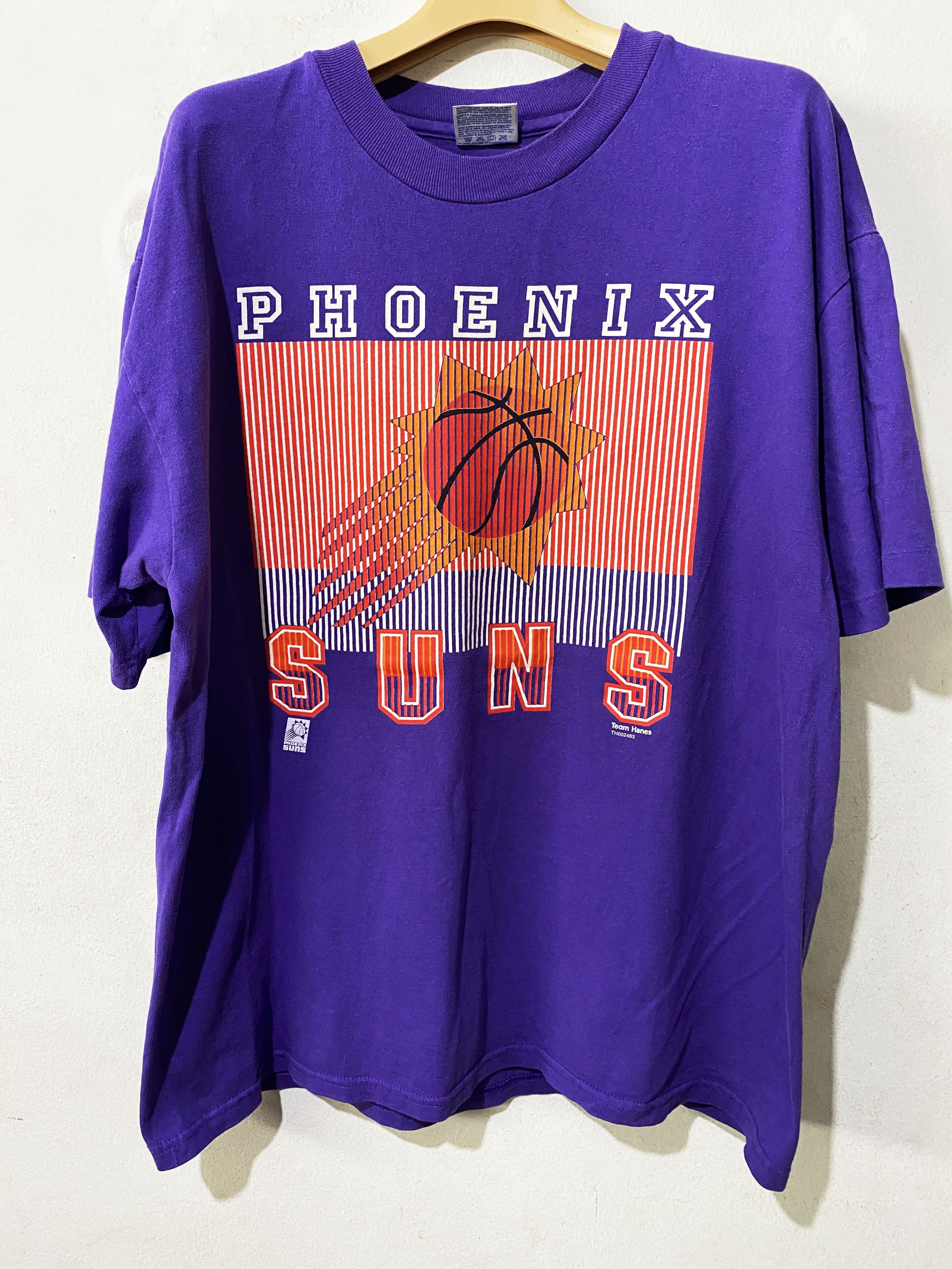 NBA × Vintage Vintage 90s Phoenix Suns NBA T-shirt Size US L / EU 52-54 / 3 - 1 Thumbnail