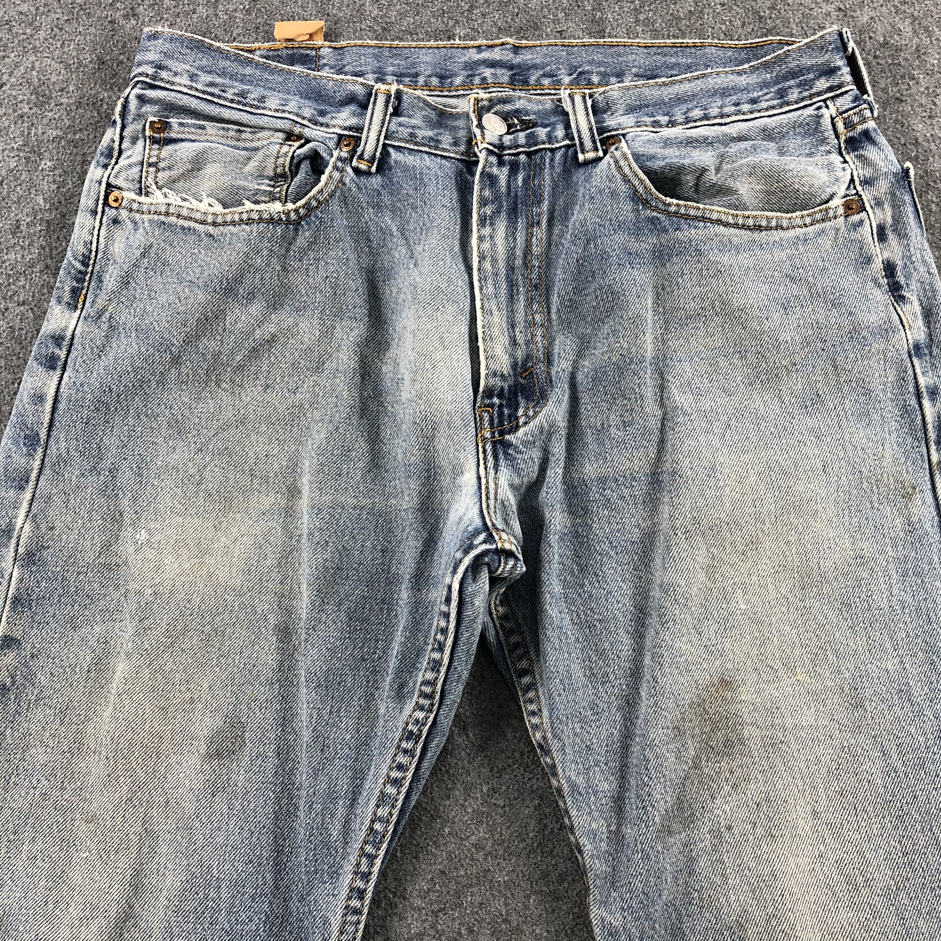 Levi's × Vintage Vintage Light Wash Levis 505 Jeans-JM1887 Size US 35 - 3 Thumbnail