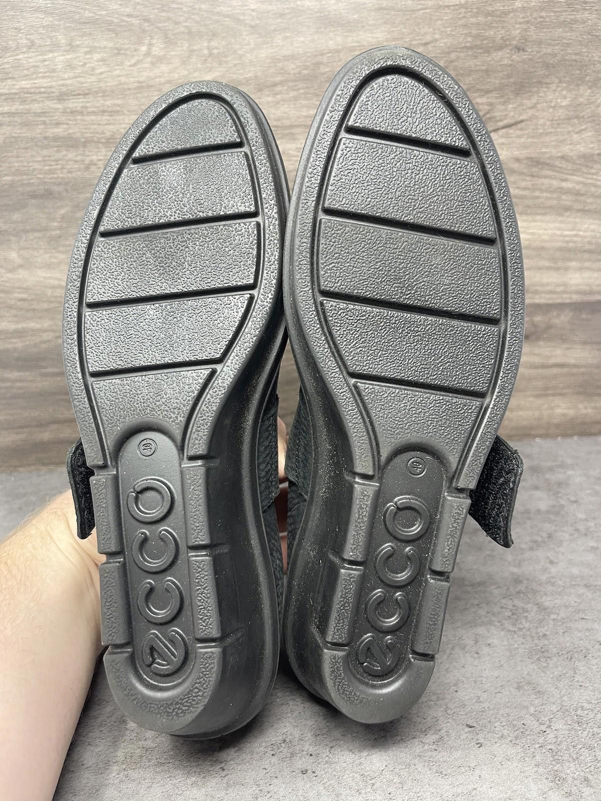 Ecco ECCO Shoes Womens Size 9 (40) Skyler Mary Jane Wedges Black Size US 9 / IT 39 - 8 Thumbnail