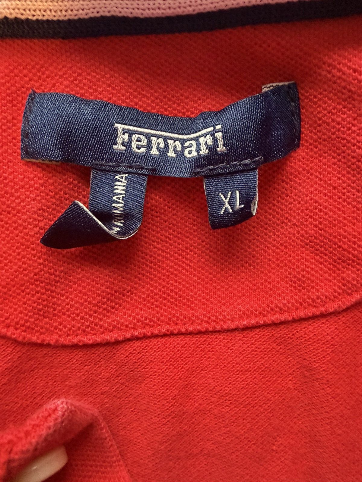 Ferrari Official vintage Ferrari red polo shirt Size US M / EU 48-50 / 2 - 3 Thumbnail