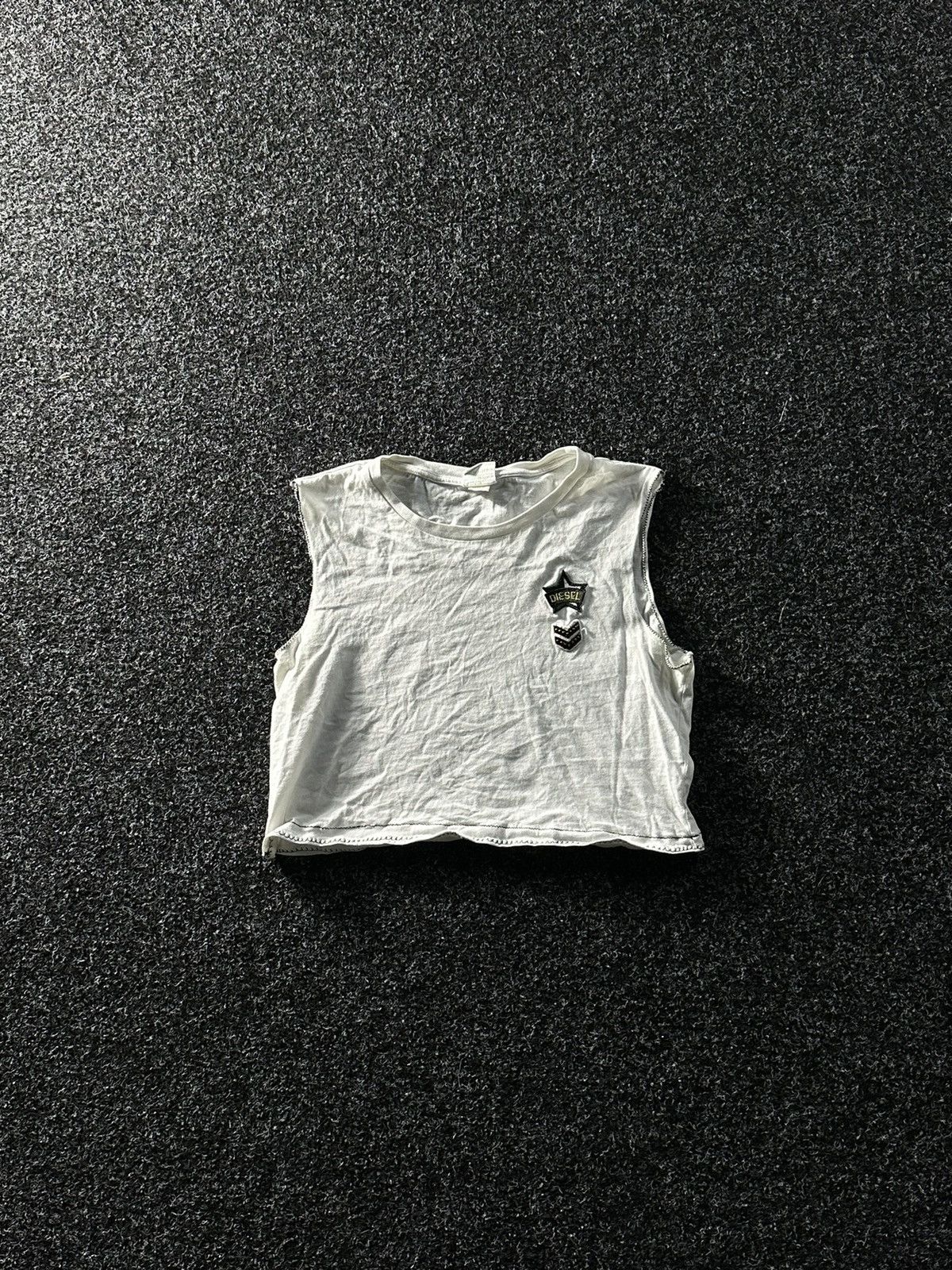 Designer × Diesel × Vintage 🚨VNTG Diesel with logo tank top very rare 90s big logo Size S / US 4 / IT 40 - 1 Thumbnail
