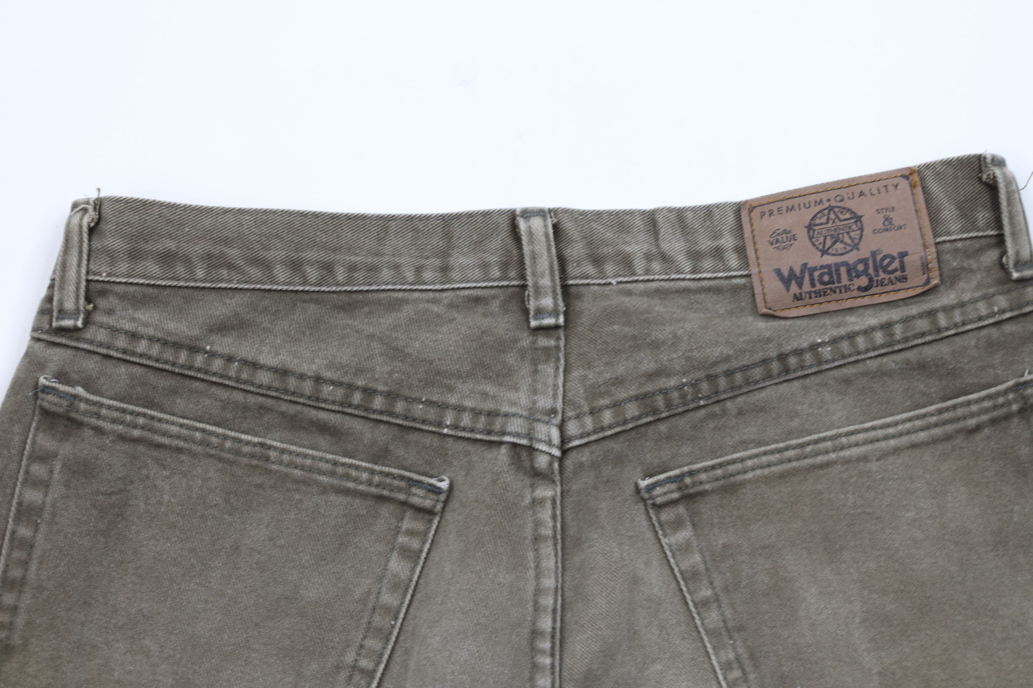 Wrangler Vintage 90s Wrangler Above Knee Denim Jean Shorts Green USA Size US 32 / EU 48 - 10 Thumbnail