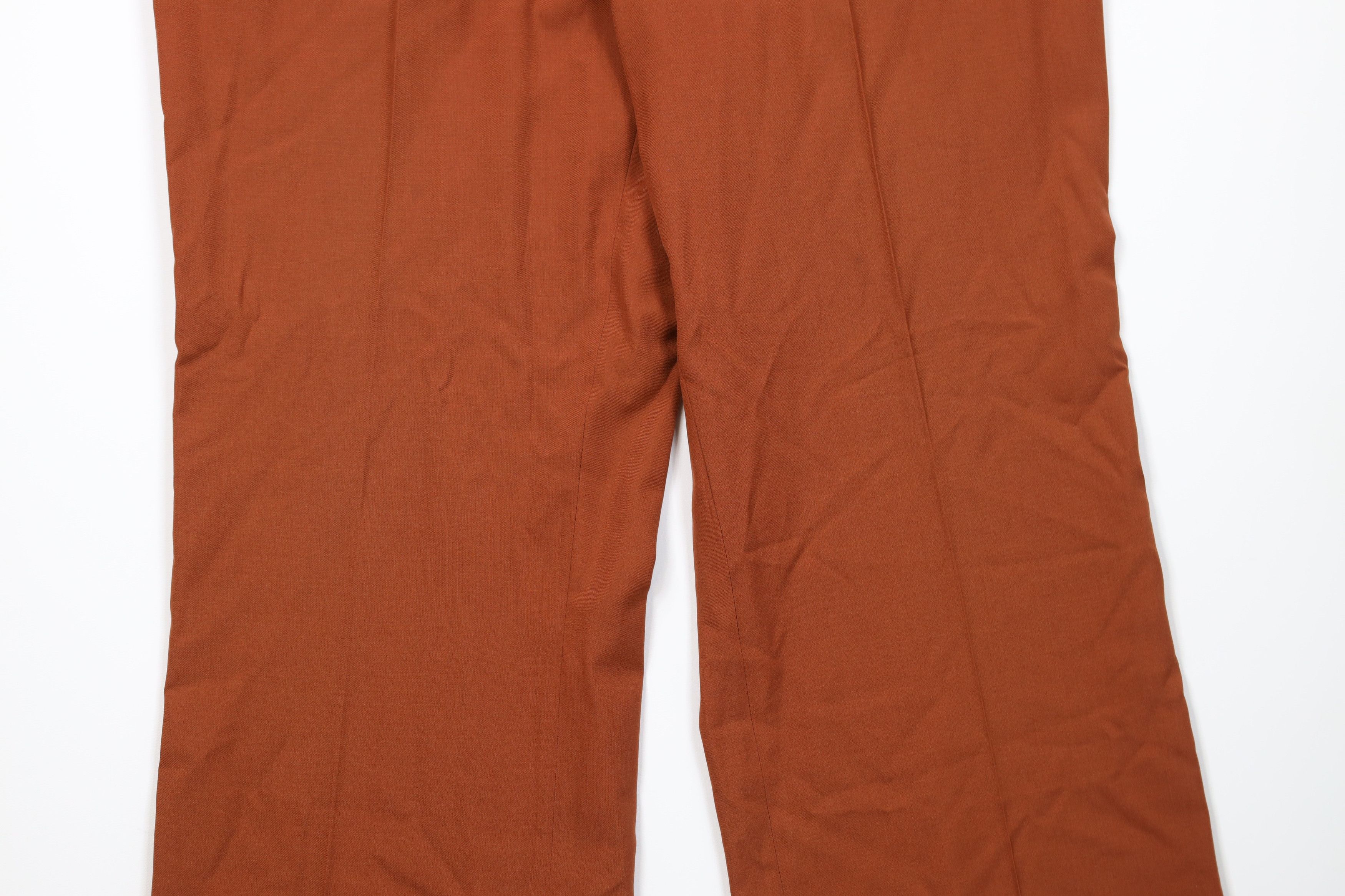 Vintage Vintage 60s Rockabilly Bell Bottoms Pants Orange USA Size US 36 / EU 52 - 3 Thumbnail