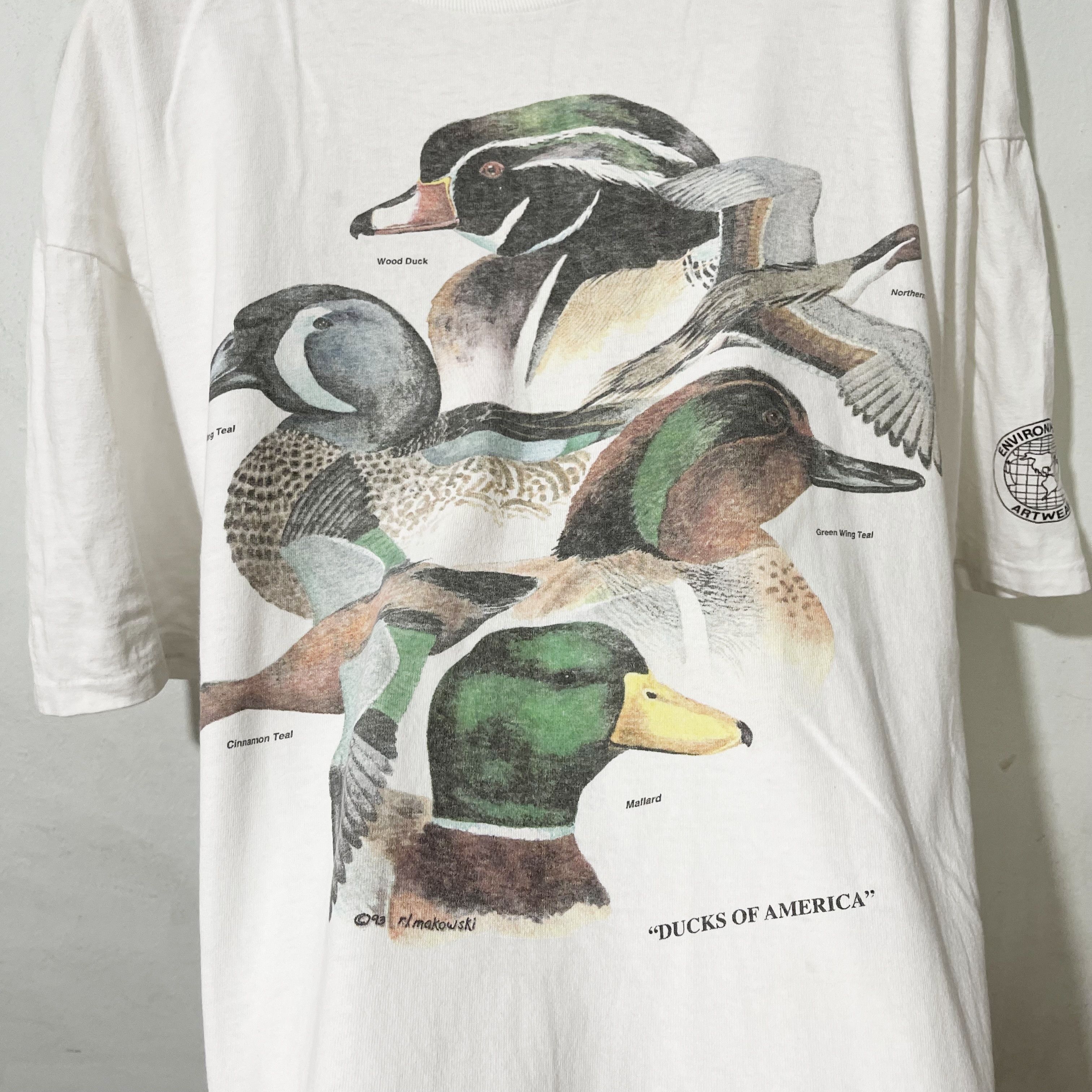 Vintage Vintage 90s Ducks of America T-Shirt Size US L / EU 52-54 / 3 - 2 Thumbnail