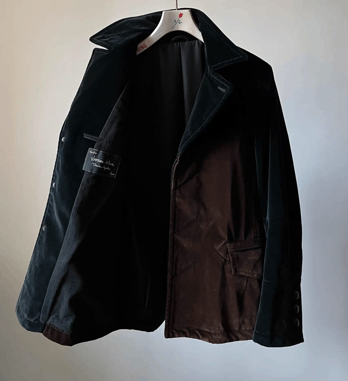 Number (N)ine Number (N)ine Sz 2 Number Nine 08AW River Phoenix Velvet J Size US M / EU 48-50 / 2 - 6 Thumbnail