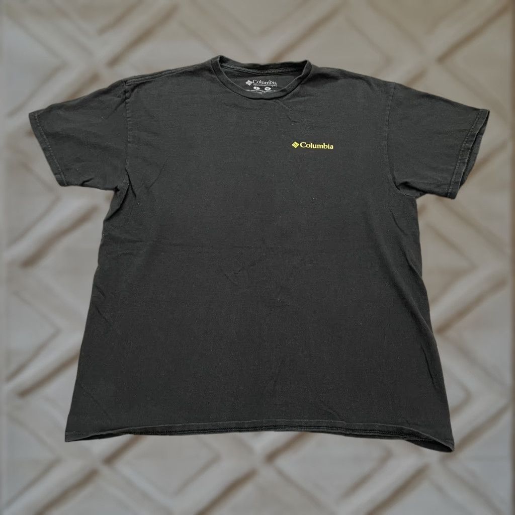 Vintage Columbia T-Shirt Men Large Black Cotton Tee Outdoor Classic Mens Size US L / EU 52-54 / 3 - 1 Thumbnail