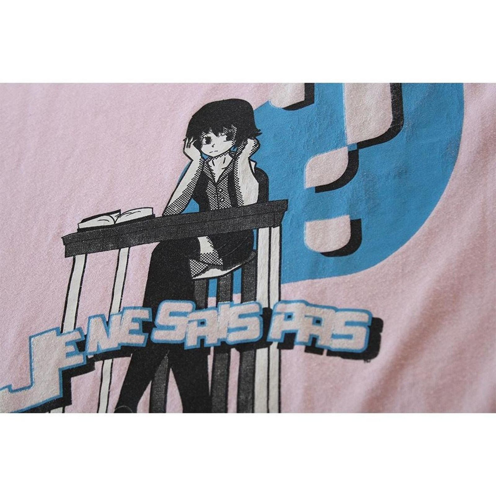 & Other Stories Pink Y2K Anime Girl Graphic Tee Size US L / EU 52-54 / 3 - 3 Thumbnail