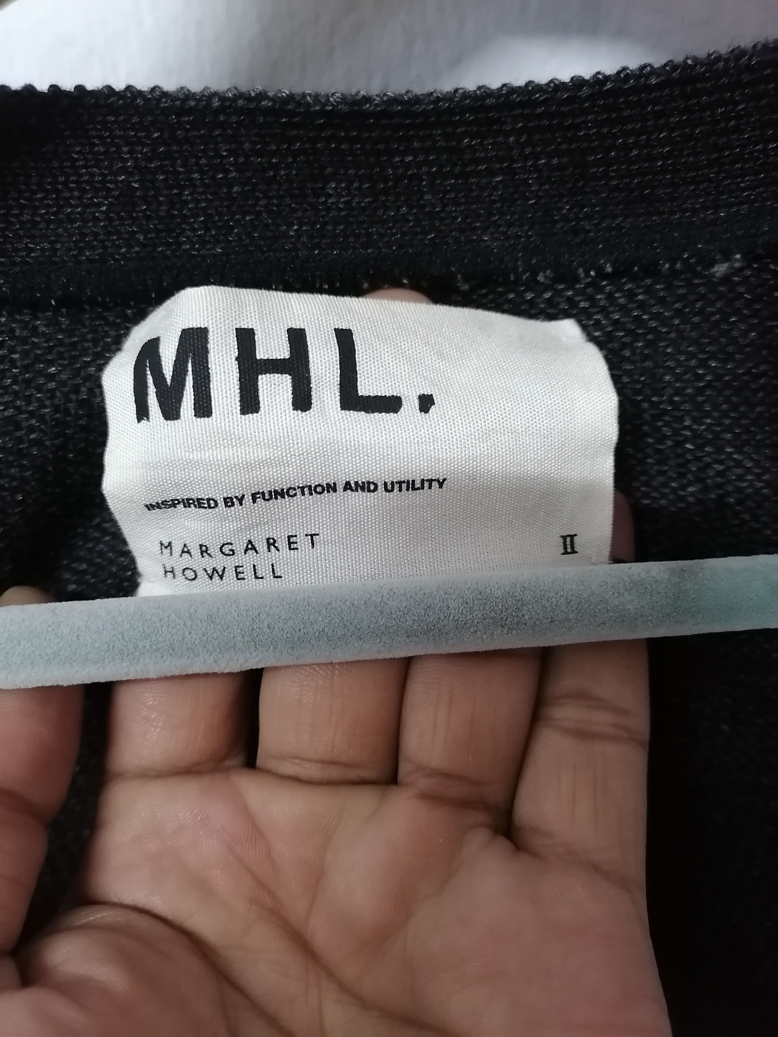 Japanese Brand × Margaret Howell Margaret Howell Natural Black Dyed Double Pocket Cardigan Size US S / EU 44-46 / 1 - 4 Thumbnail