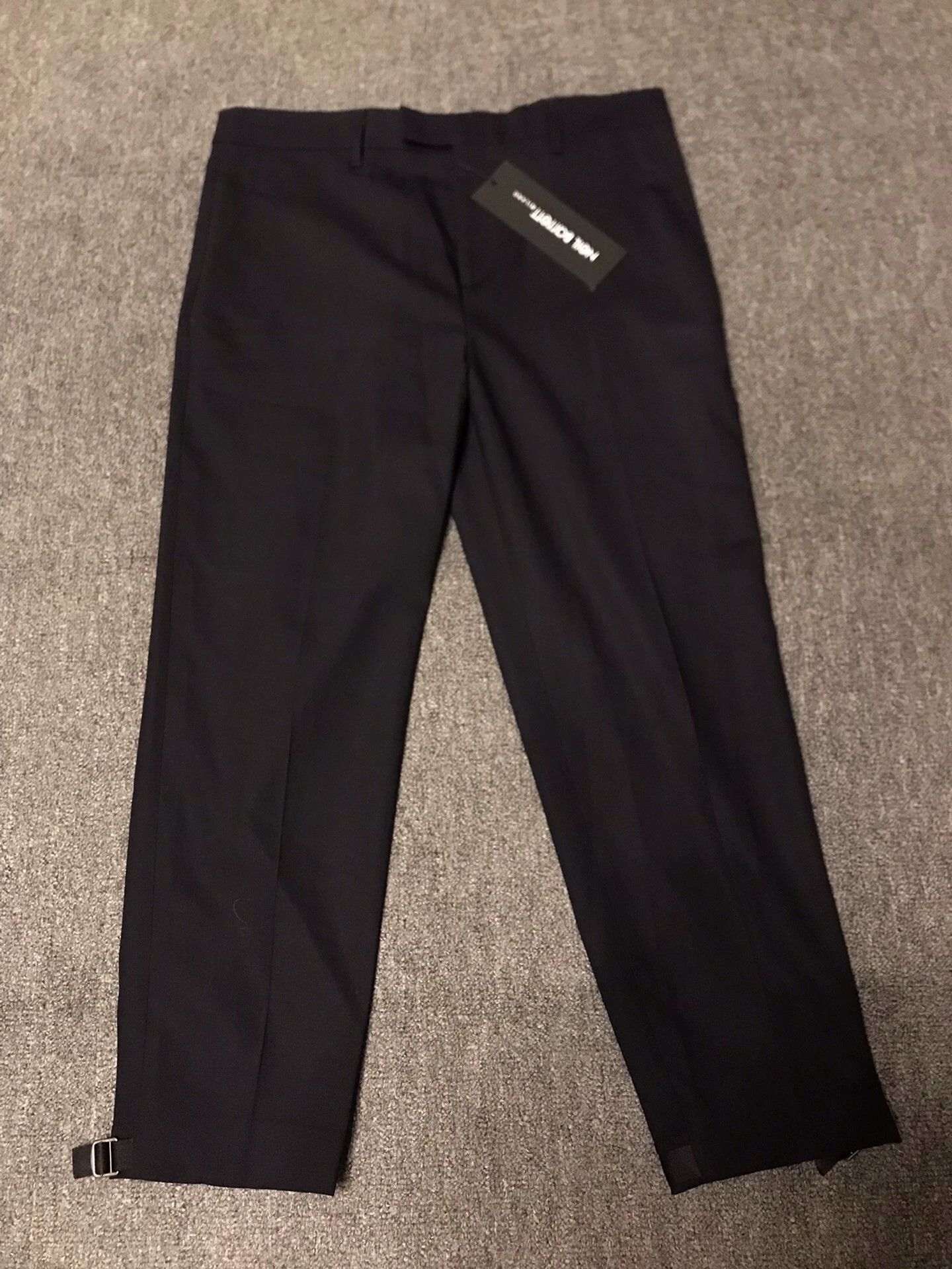 Neil Barrett Neil Barrett Straight Wool Blend Black 50 Hem Lock Size US 34 / EU 50 - 1 Thumbnail