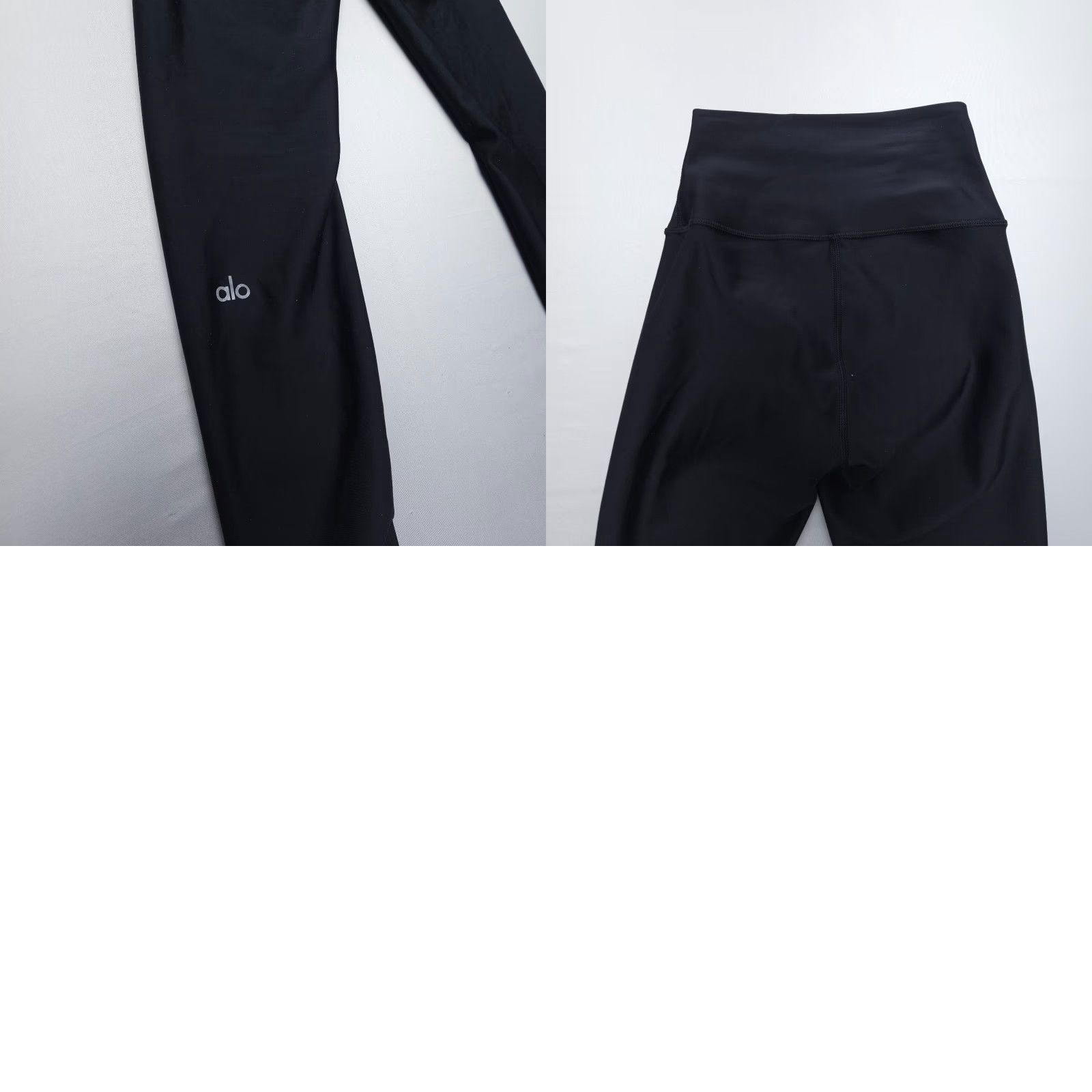 Alo Alo Yoga Leggings 7/8 High Waist Airlift Black Womens 2XS Compression Gym Stretch Size 24" / US 00 / IT 34 - 8 Thumbnail