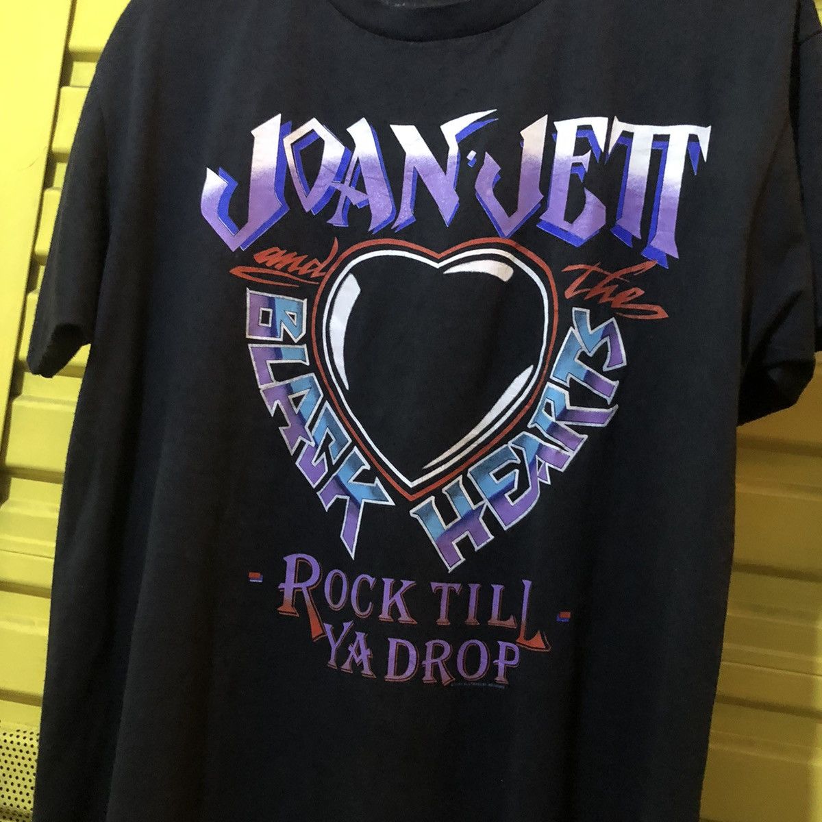 Band Tees × Vintage 80s Joan Jett and The Black Hearts band tee Size US XL / EU 56 / 4 - 2 Thumbnail