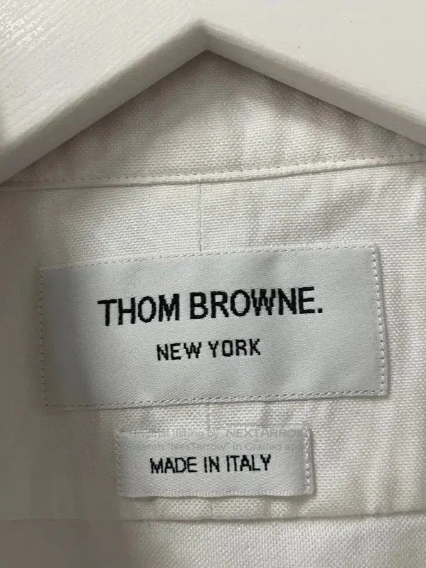 Thom Browne Thom Browne White Long Sleeve Shirt for Men . Size US M / EU 48-50 / 2 - 7 Thumbnail