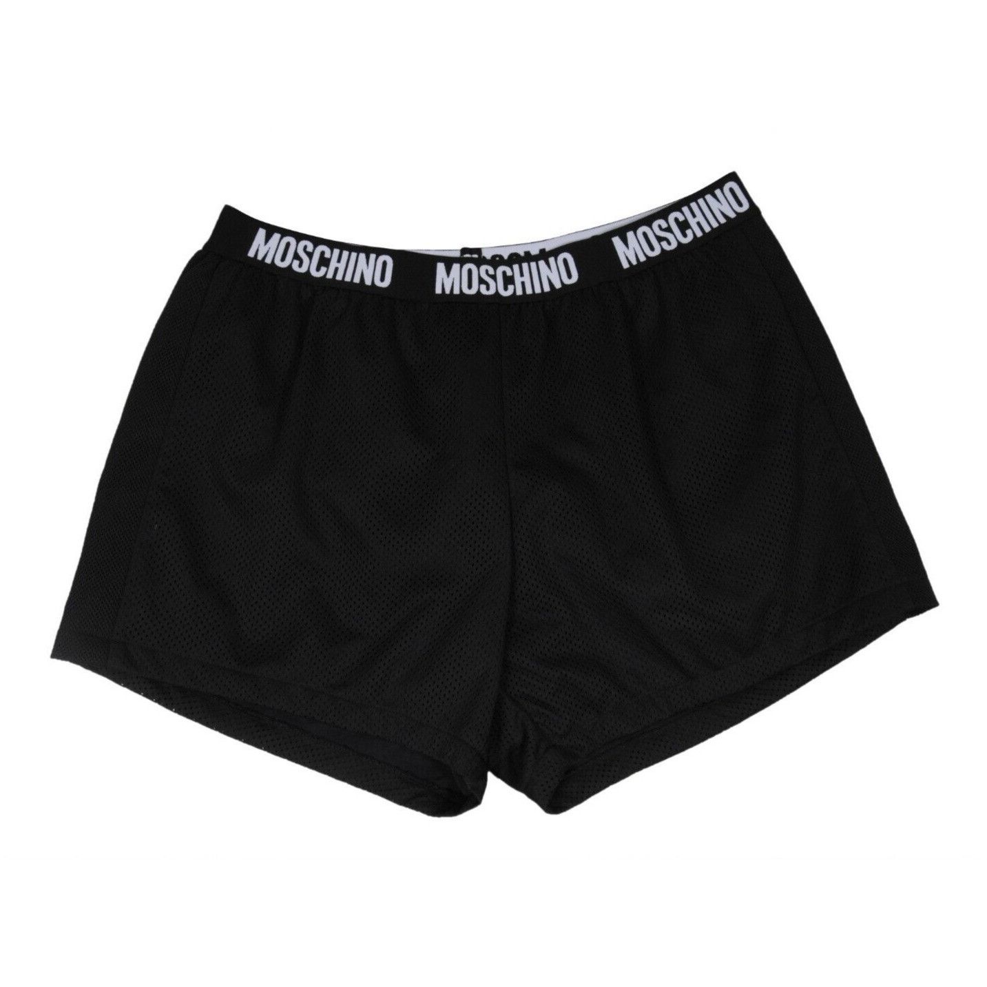 Moschino Swim Trunks Large Black Logo Swim Shorts Size US 32 / EU 48 - 8 Thumbnail