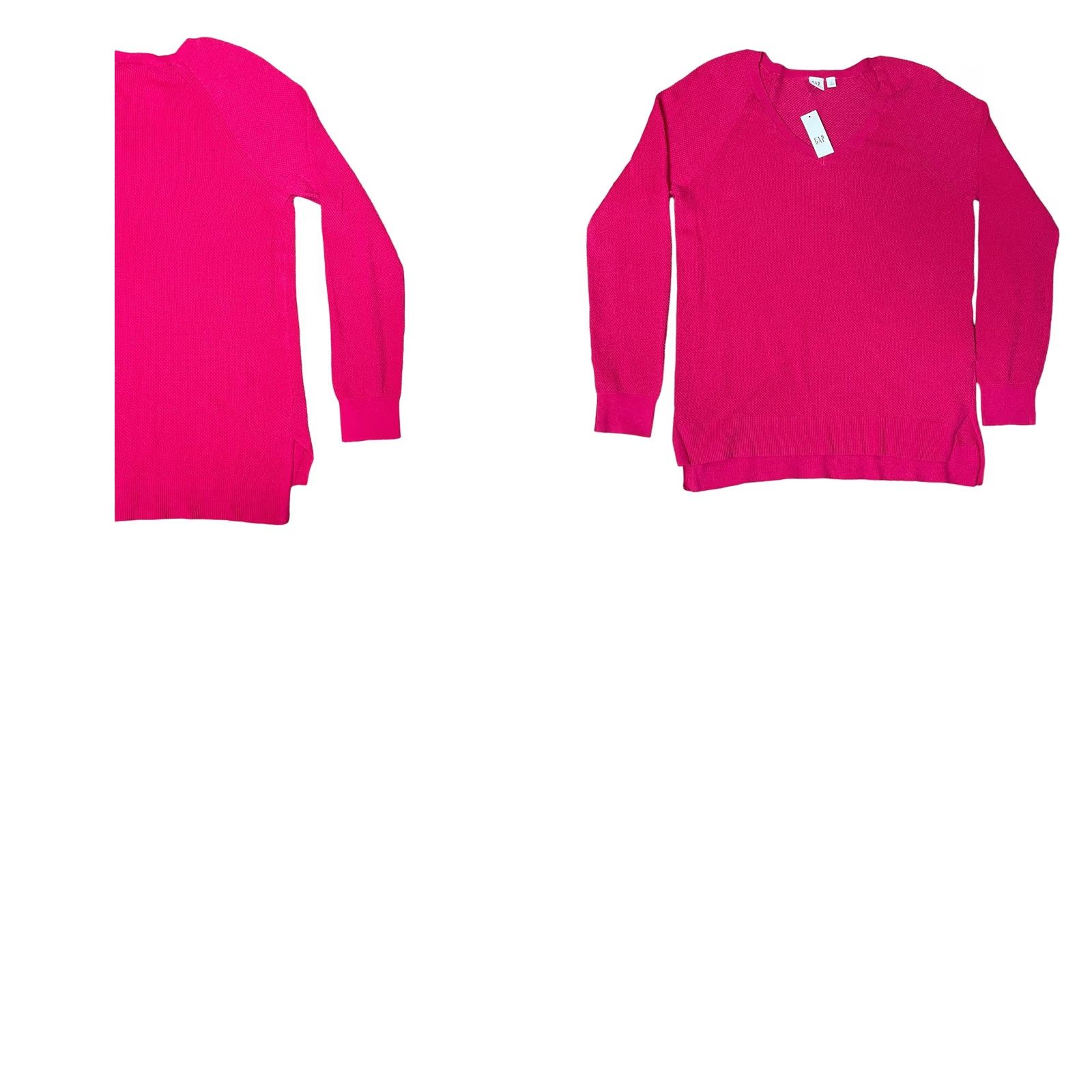 Vintage VINTAGE GAP Factory Knitted Pink V-Neck Pullover Sweater Size Large NWT Long Sleeve Size M / US 6-8 / IT 42-44 - 9 Thumbnail