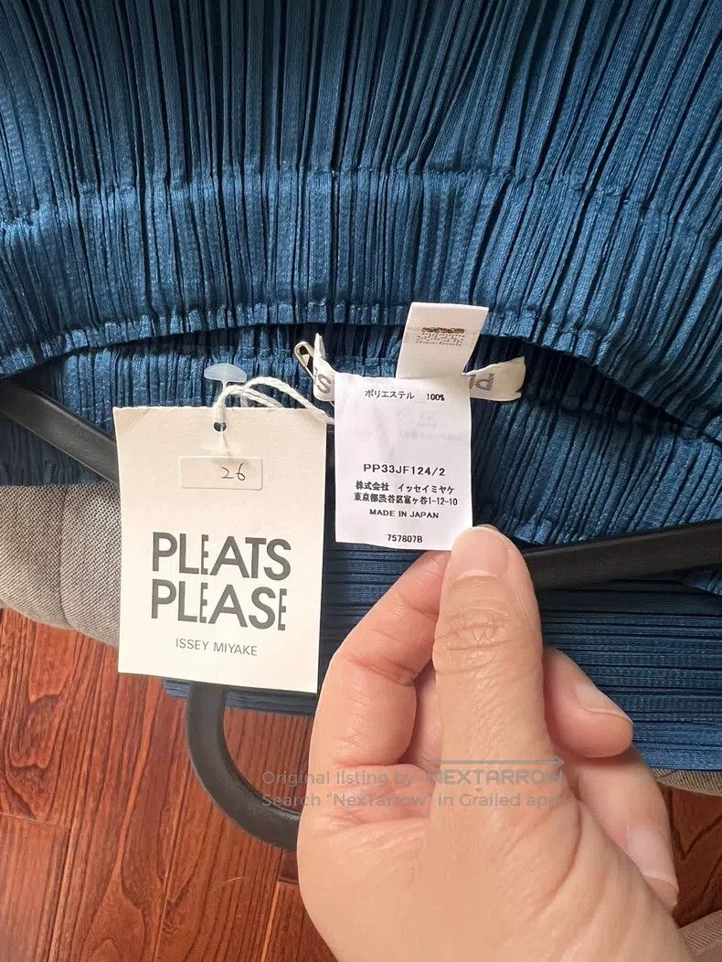Issey Miyake Issey Miyake Blue Pants Size 25" / US 0 / IT 36 - 4 Thumbnail