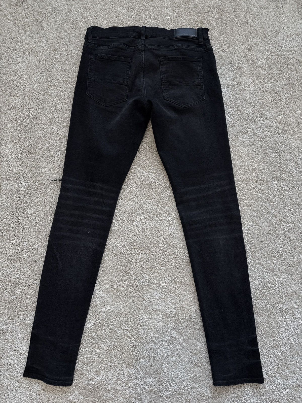 Amiri Amiri Black Washed Jeans Size US 33 - 4 Thumbnail
