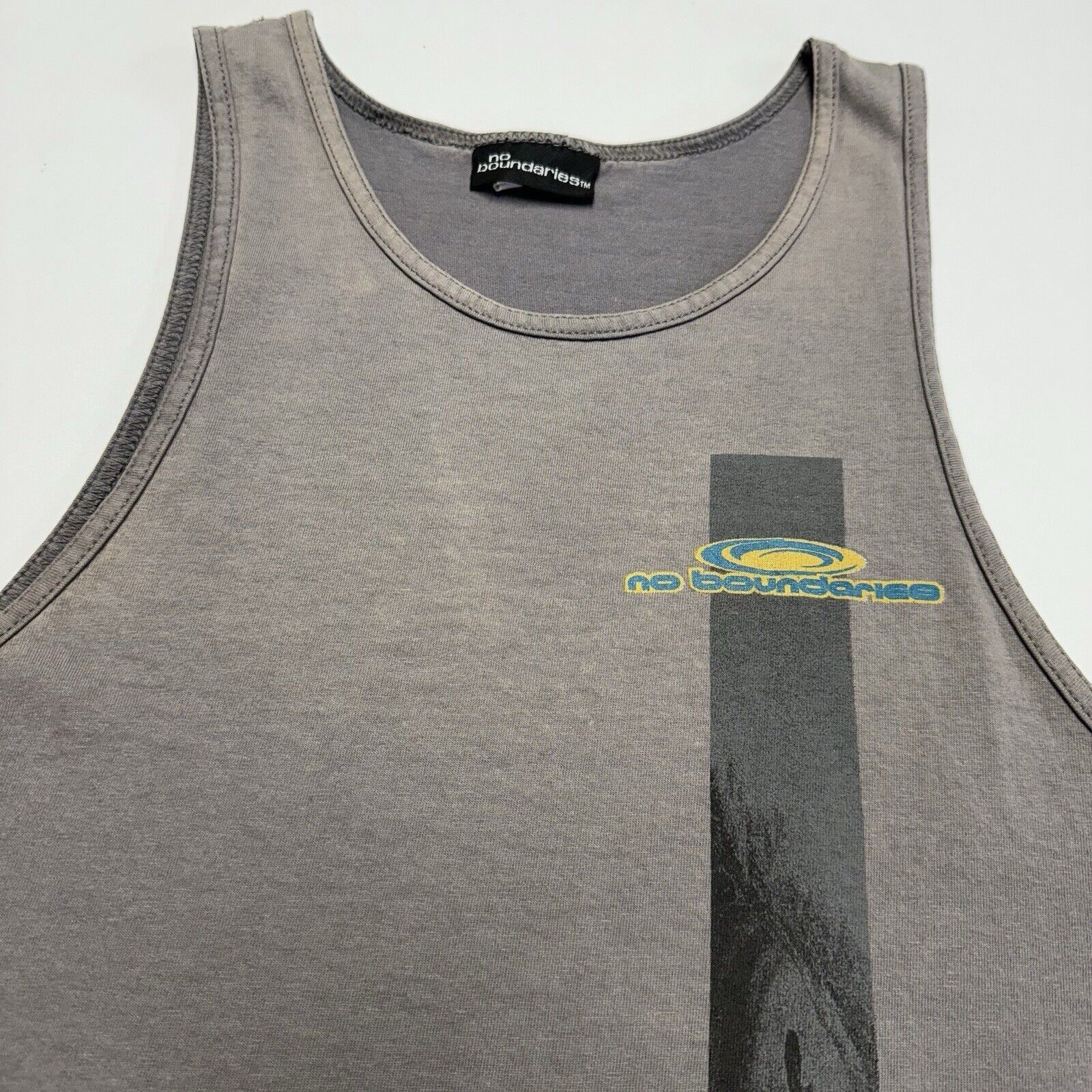 Vintage Vintage No Boundaries Tank Top Shirt Mens XL 90s Y2k Surf St Size US XL / EU 56 / 4 - 3 Thumbnail