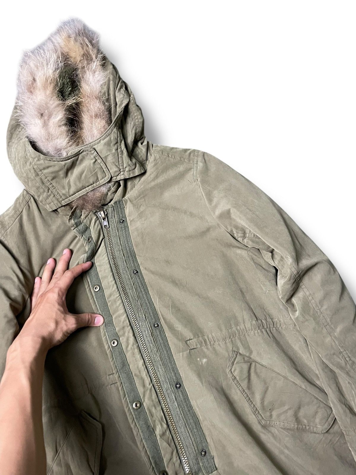 Japanese Brand × Vintage CUTIE BLONDE Sherpa Lining Military Jacket (80) Size US L / EU 52-54 / 3 - 5 Thumbnail