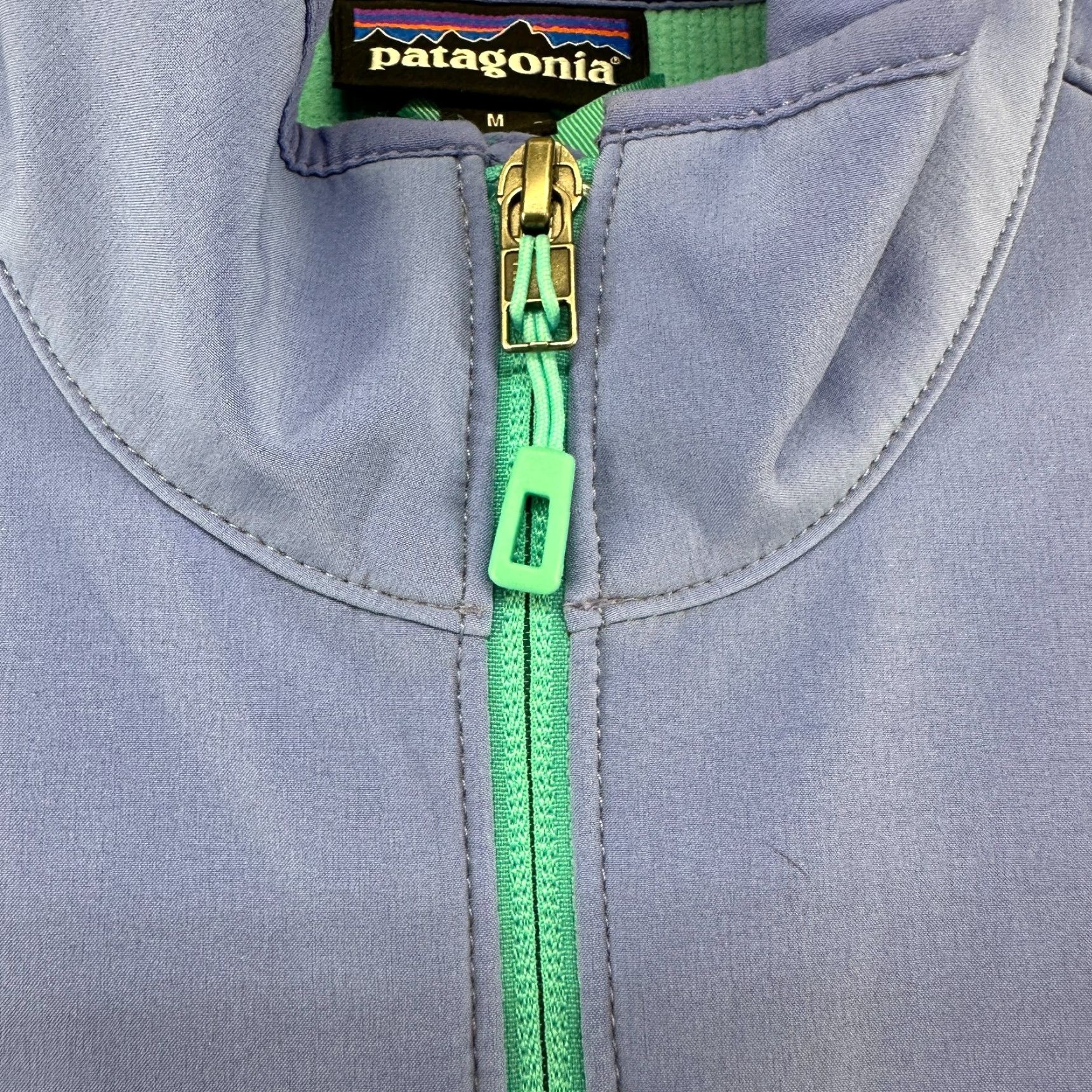 Patagonia Patagonia Jacket Womens M Purple Green Lavender Lined Adze Hybrid Polartec Softshell Zip Full Zip Quilted Logo Pat ego Adze 90s Outdoor Womens Jacket Size M / US 6-8 / IT 42-44 - 4 Thumbnail