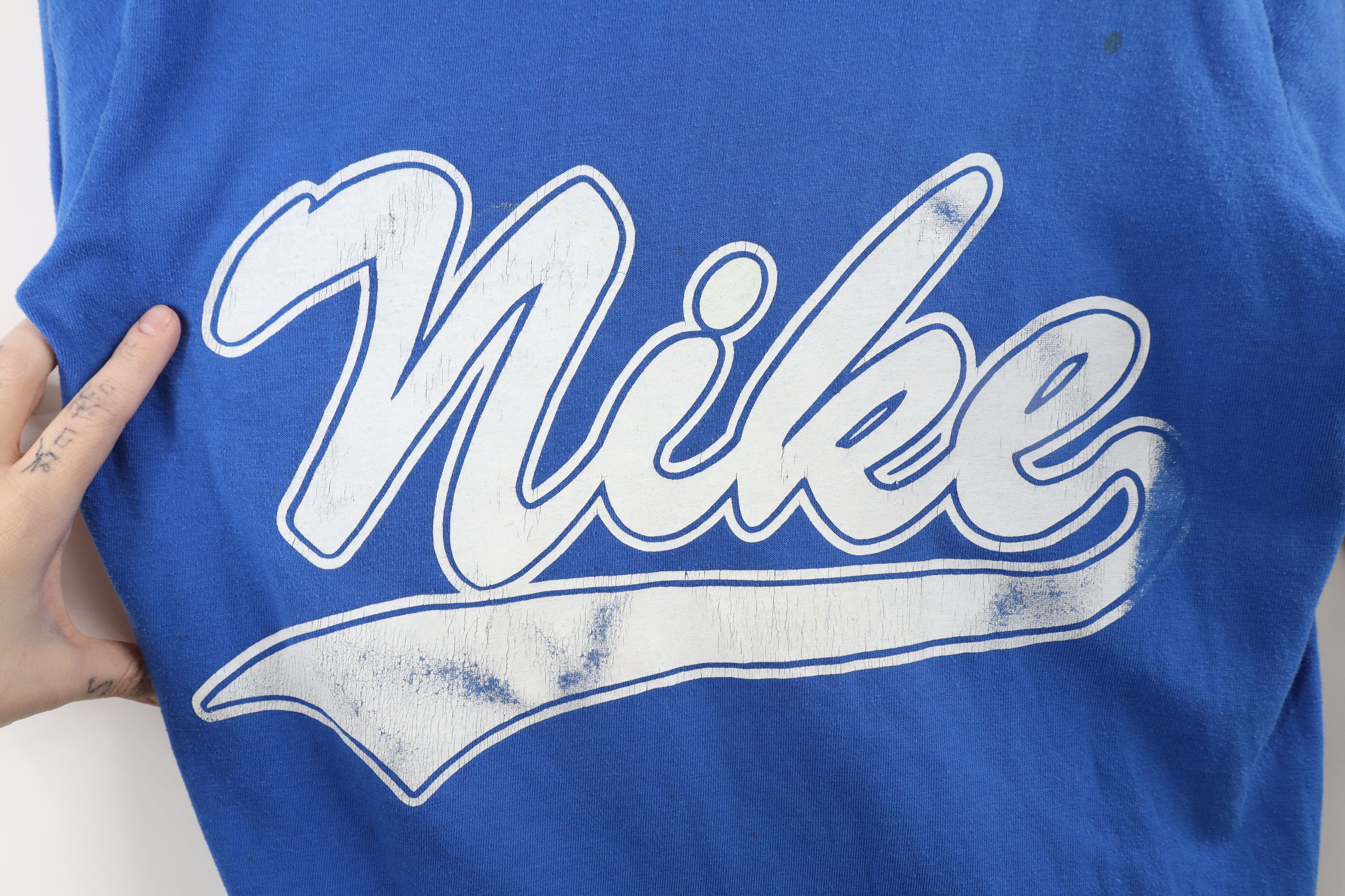 Nike × Vintage Vintage 80s 90s Nike 3/4 Sleeve Baseball Raglan T-Shirt USA Size US M / EU 48-50 / 2 - 4 Thumbnail