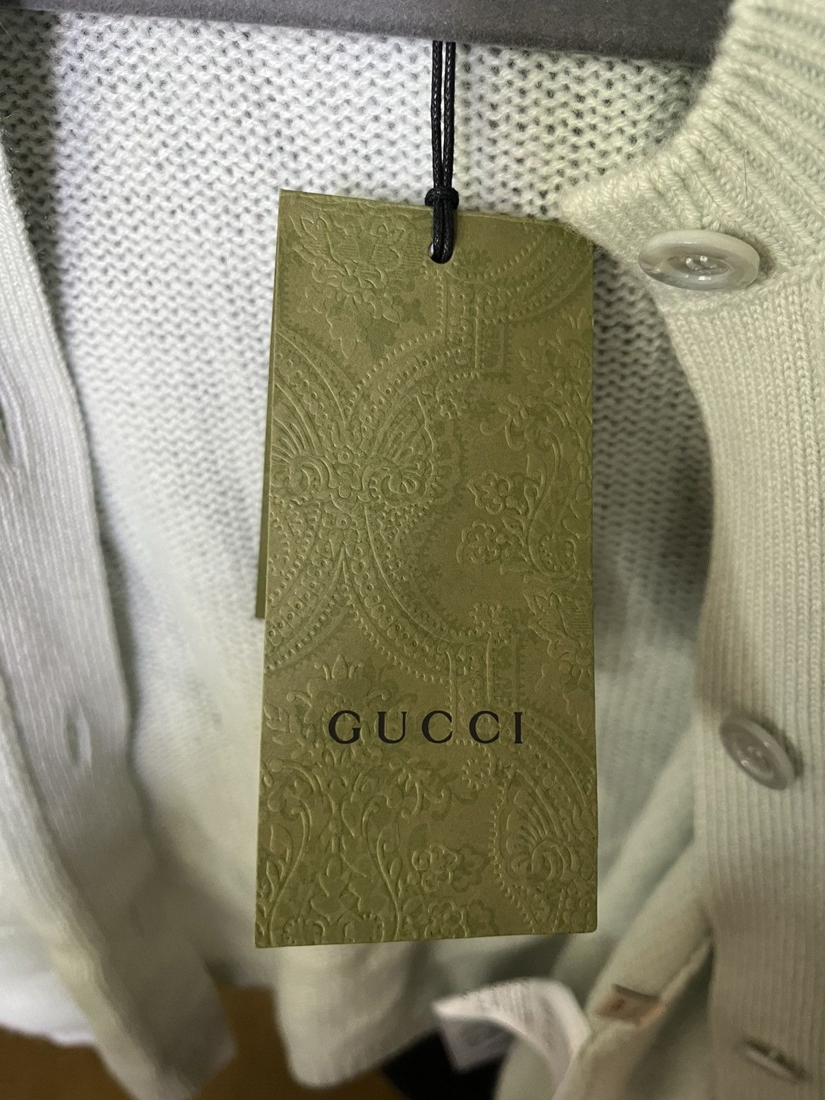 Gucci Mint cashmere cardigan Size XS / US 0-2 / IT 36-38 - 4 Thumbnail