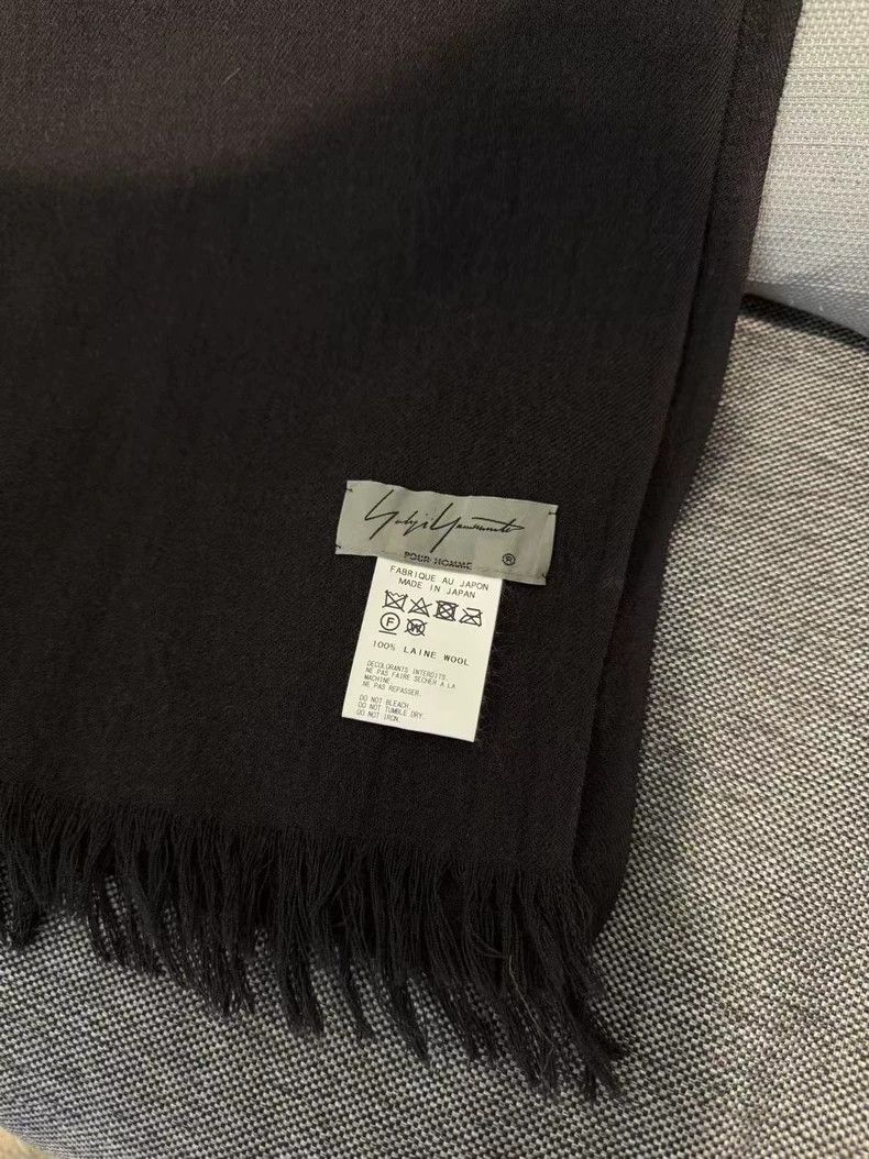 Yohji Yamamoto Yohji Yamamoto18 AW Prajna Pull-dyed Shawl Scarf 2503-Nexta Size ONE SIZE - 5 Thumbnail