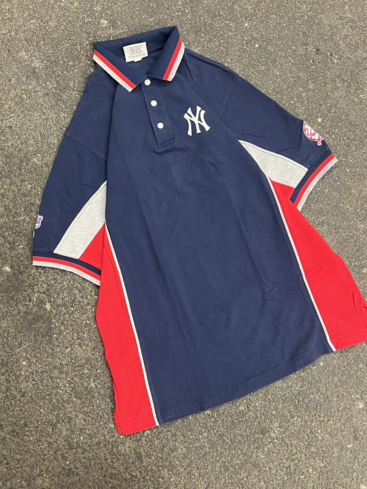 Vintage Ny Yankees vintage lee sport button up streetwear hype rare Size US M / EU 48-50 / 2 - 2 Thumbnail