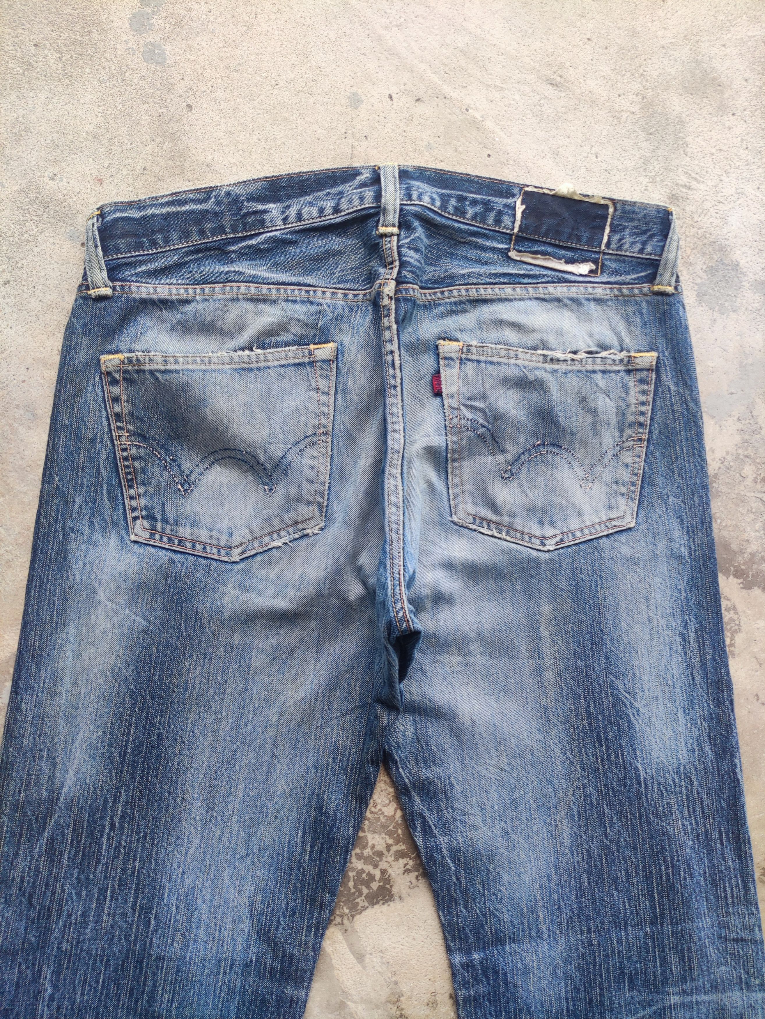 Edwin Vintage Edwin Brand Faded Distressed Ripped Denim Pants Size US 40 / EU 56 - 10 Thumbnail