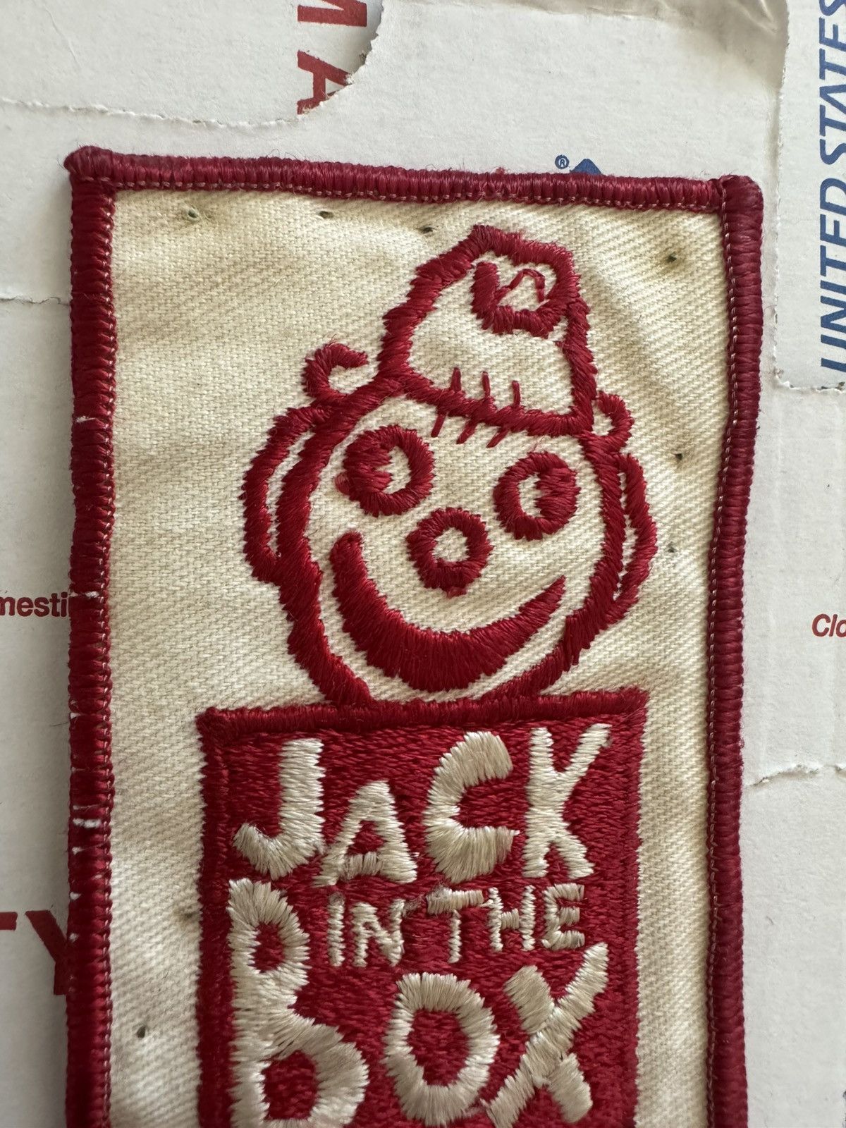 Junk Food 90s Jack in the Box Vintage Cartoon Style Sew On Patch USA Size ONE SIZE - 4 Thumbnail