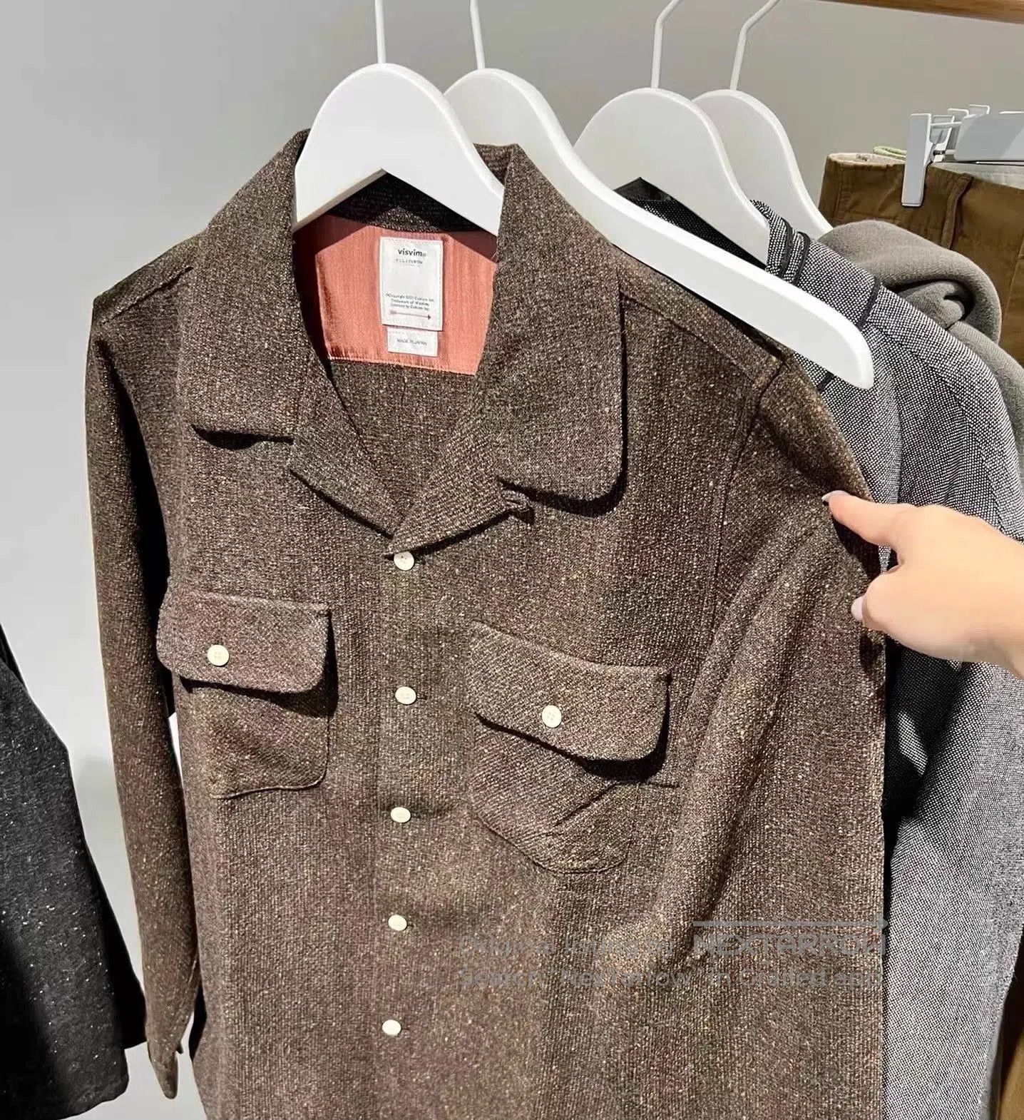Visvim Visvim 22AW Boomer Donegal Wool Shirt. Size US S / EU 44-46 / 1 - 1 Thumbnail