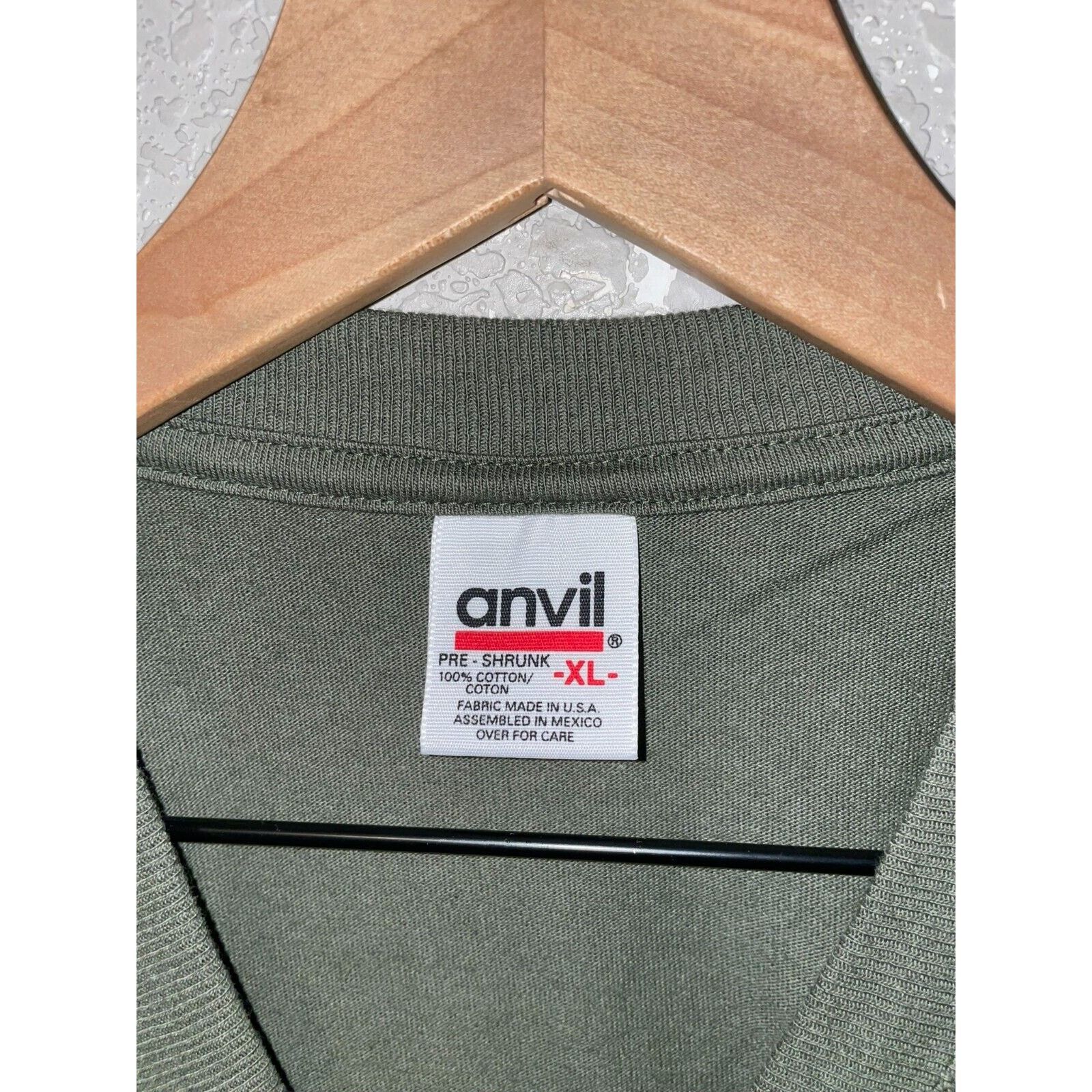 Anvil Vintage Bridgeport Shirt American Original Winter Ski 90s XL Size US XL / EU 56 / 4 - 7 Thumbnail