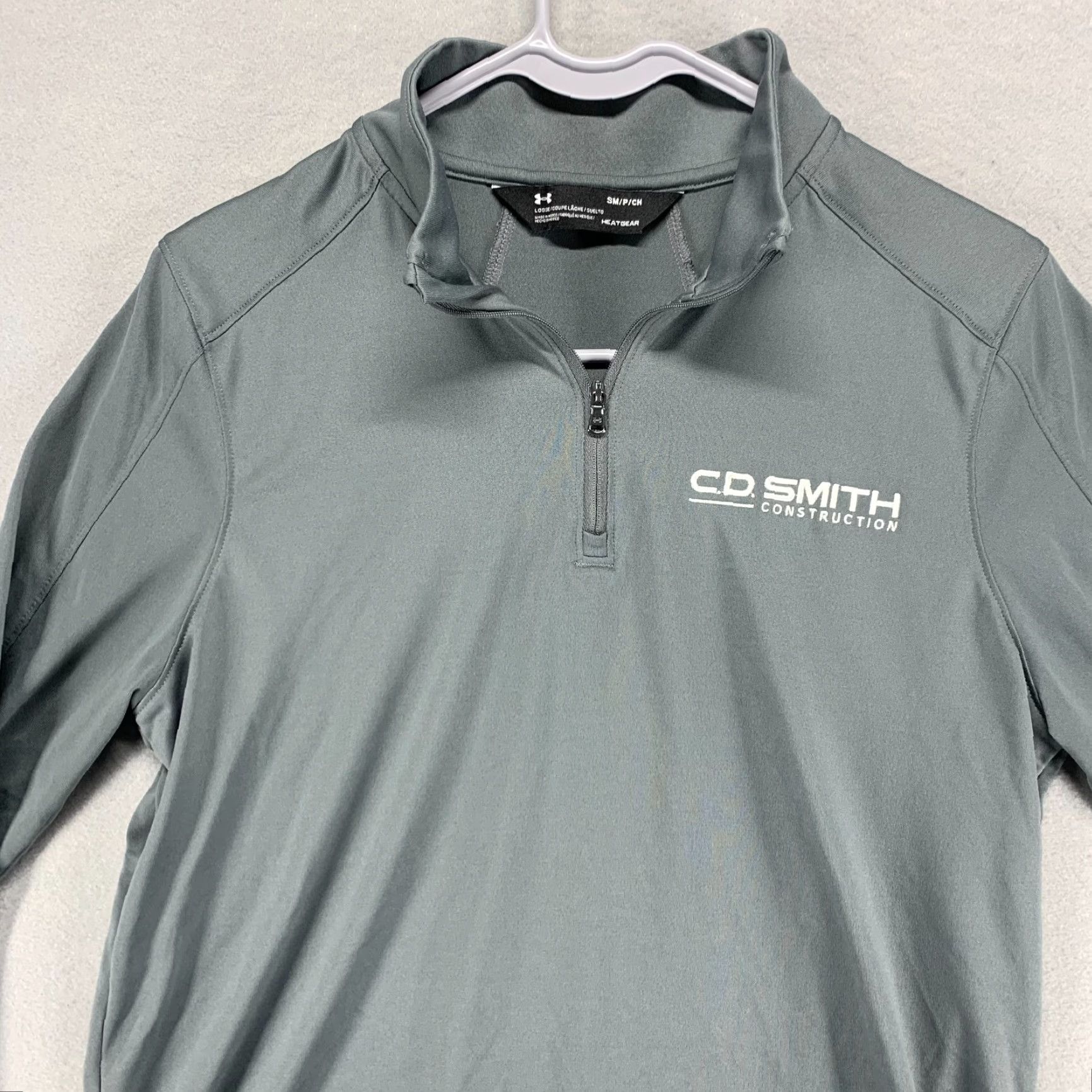 Under Armour Under Armour Shirt Mens Small Gray Pullover Logo Workwear Active Stretch Size US S / EU 44-46 / 1 - 3 Thumbnail