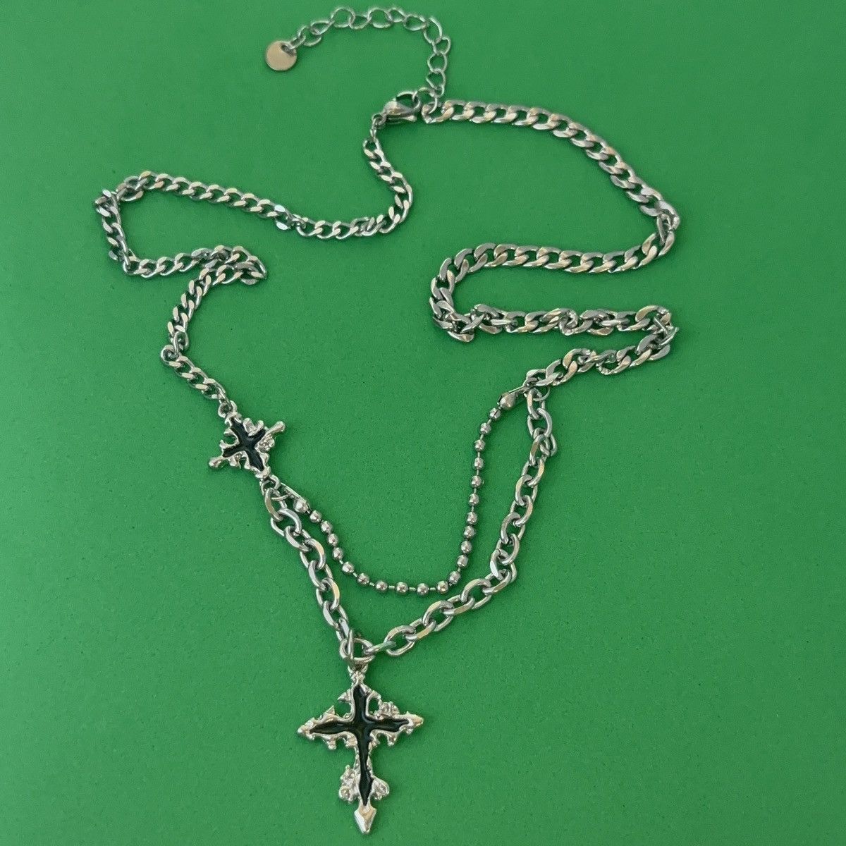 Other Cross Pendant Necklace for Men Women Hip Hop Unisex Necklace Size ONE SIZE - 4 Thumbnail