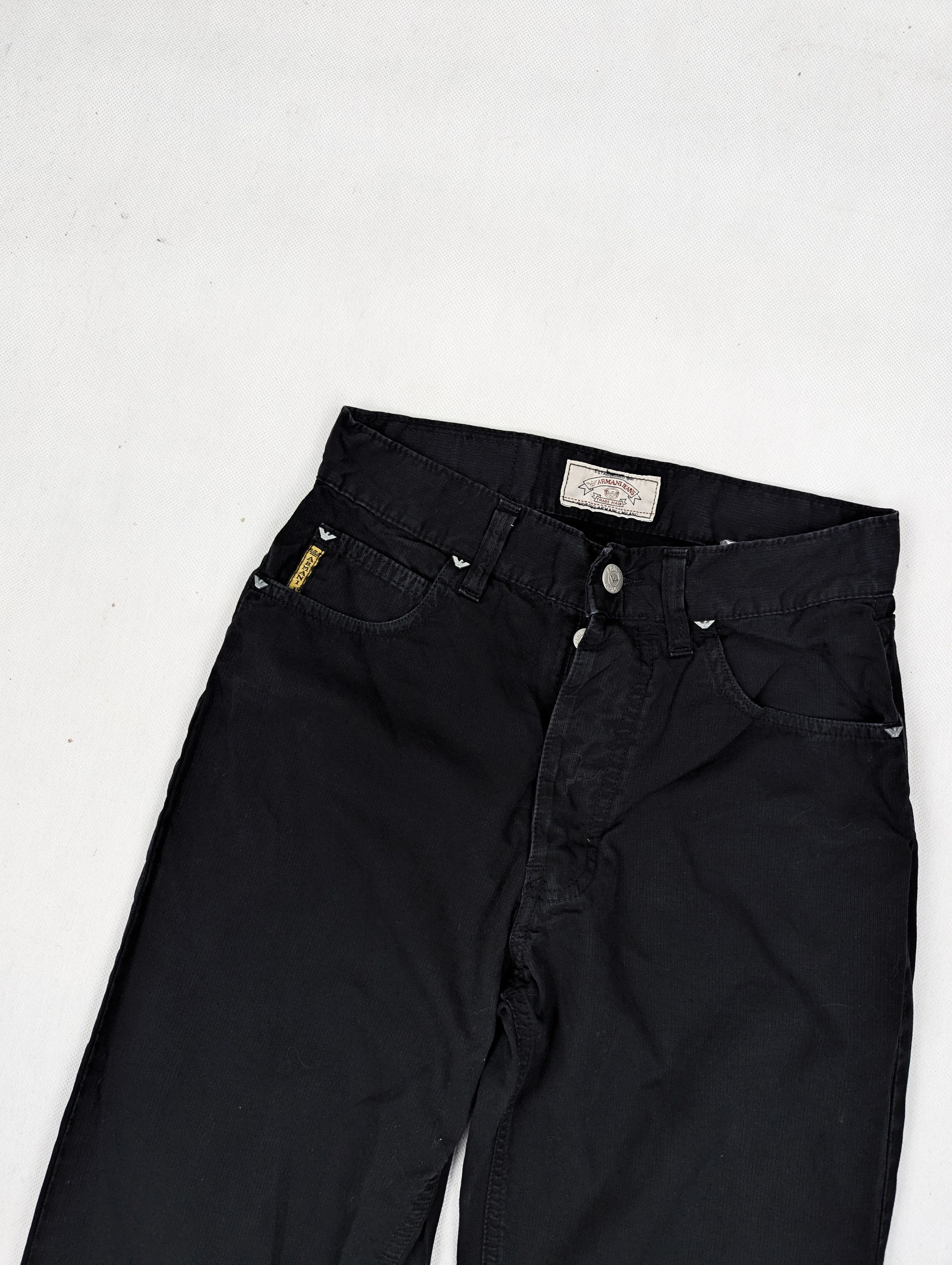 Armani Armani Jeans black pants trousers S Size 28" / US 6 / IT 42 - 4 Thumbnail